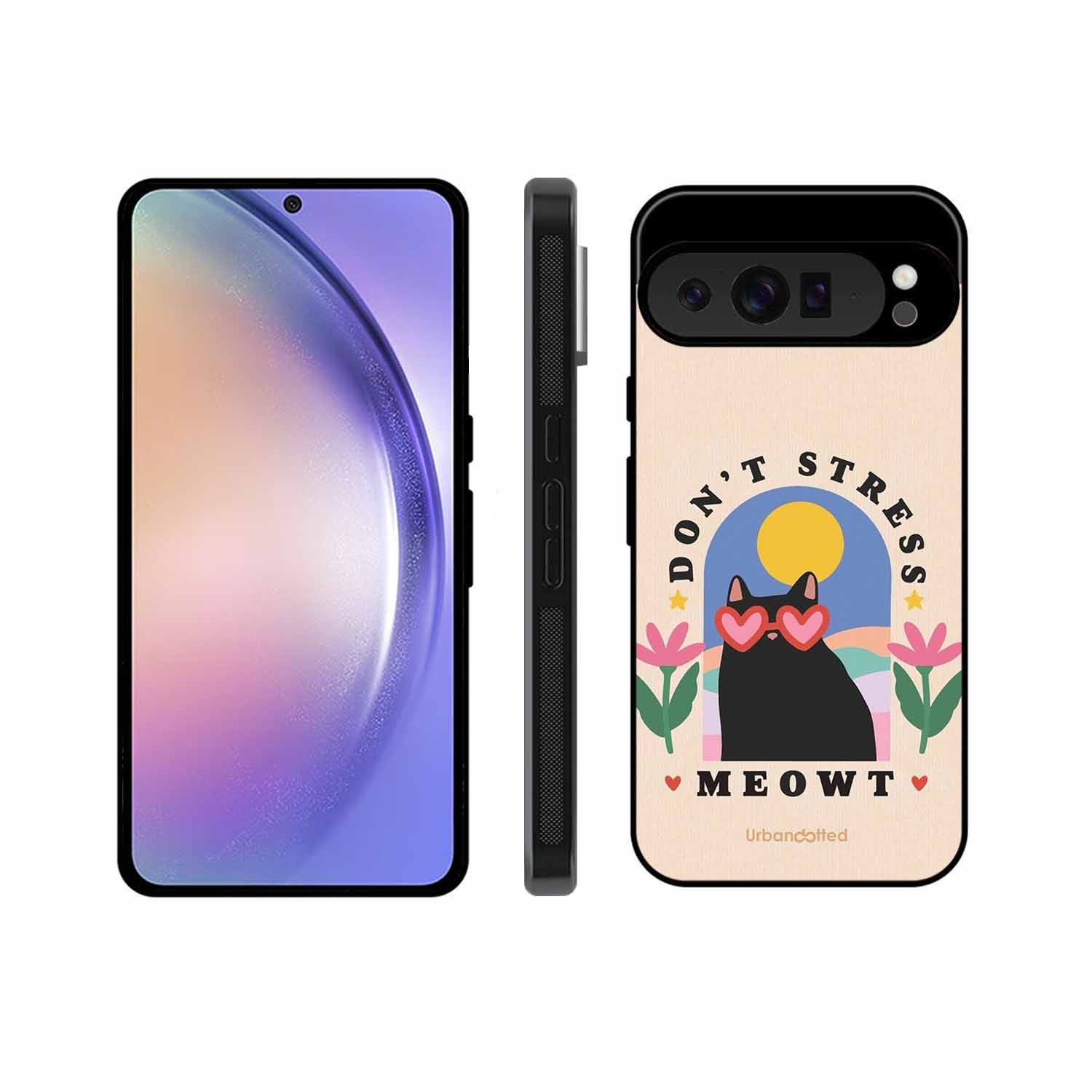 Don't Stress Meowt Glass Case For Google Pixel 9 Pro