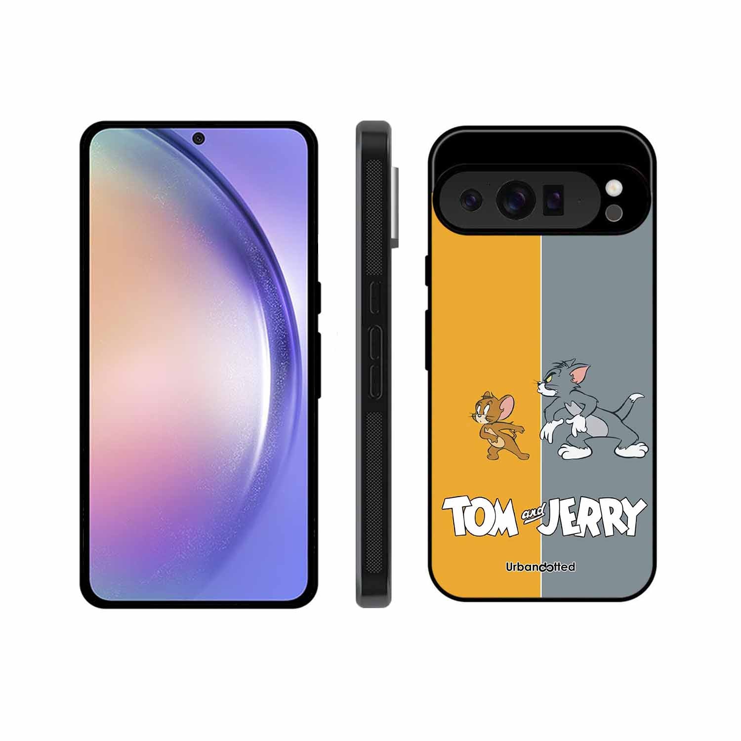 Tom and Jerry Chase Glass Case For Google Pixel 9 Pro XL
