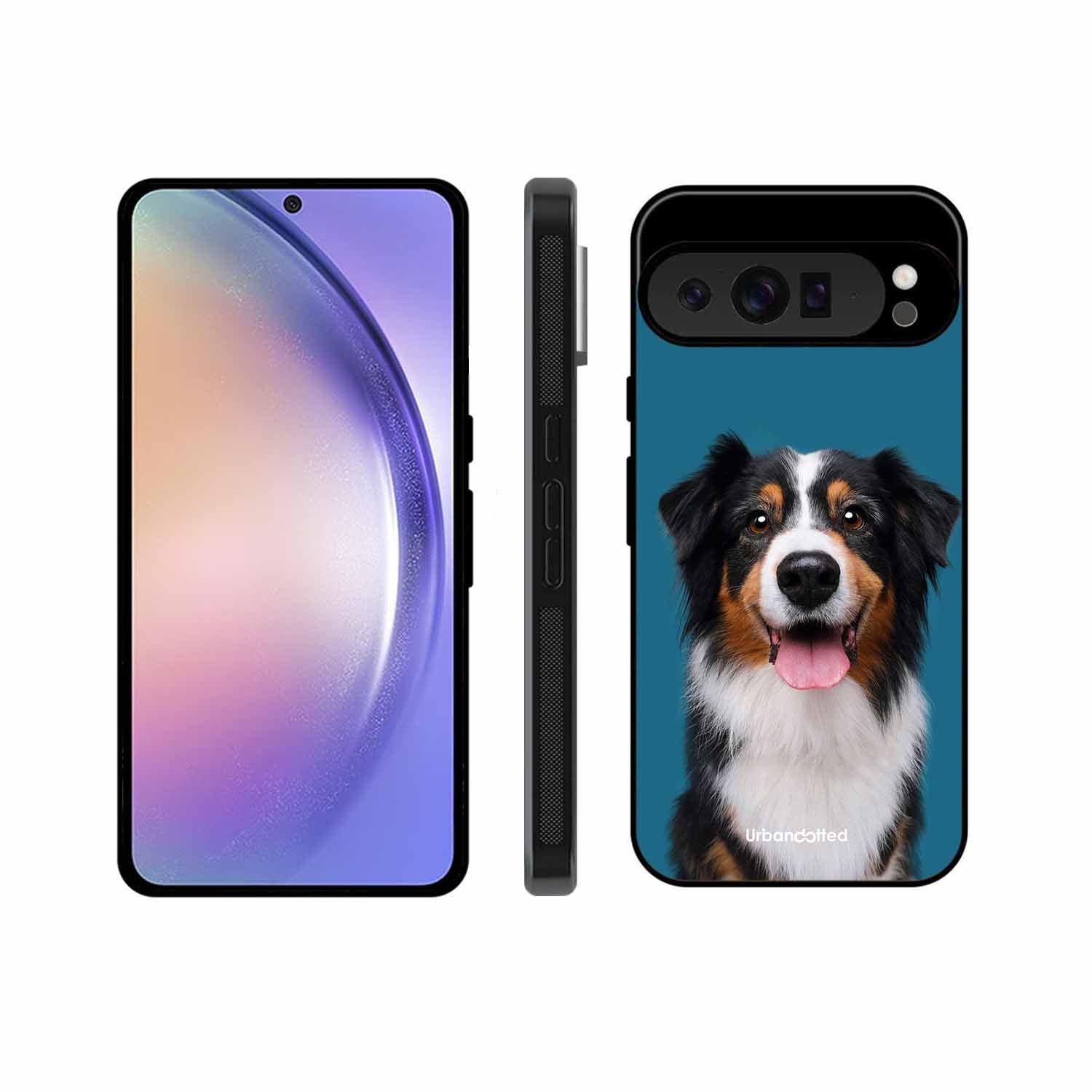 Aussie Shepherd Smile Glass Case For Google Pixel 9 Pro