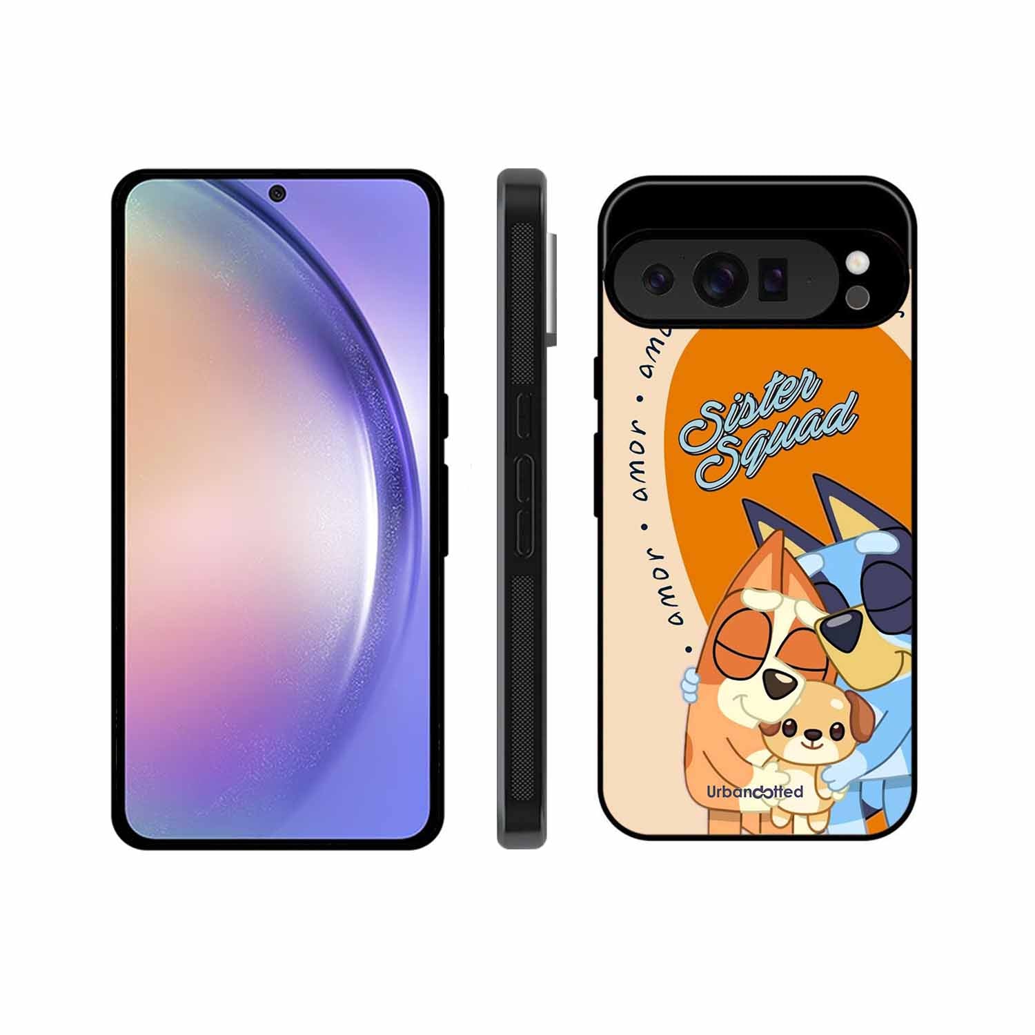 Aussie Cartoon Sisters Glass Case For Google Pixel 9 Pro