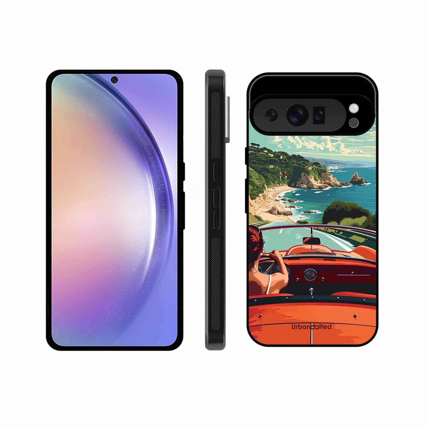 Ocean Breeze Road Trip Glass Case For Google Pixel 9 Pro
