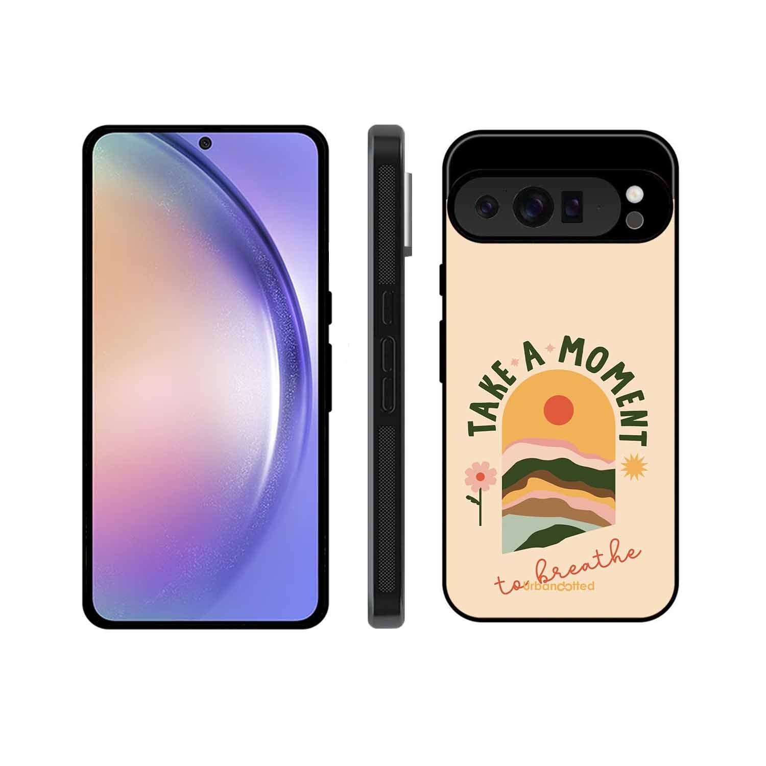 Take A Moment Breathe Glass Case For Google Pixel 9 Pro