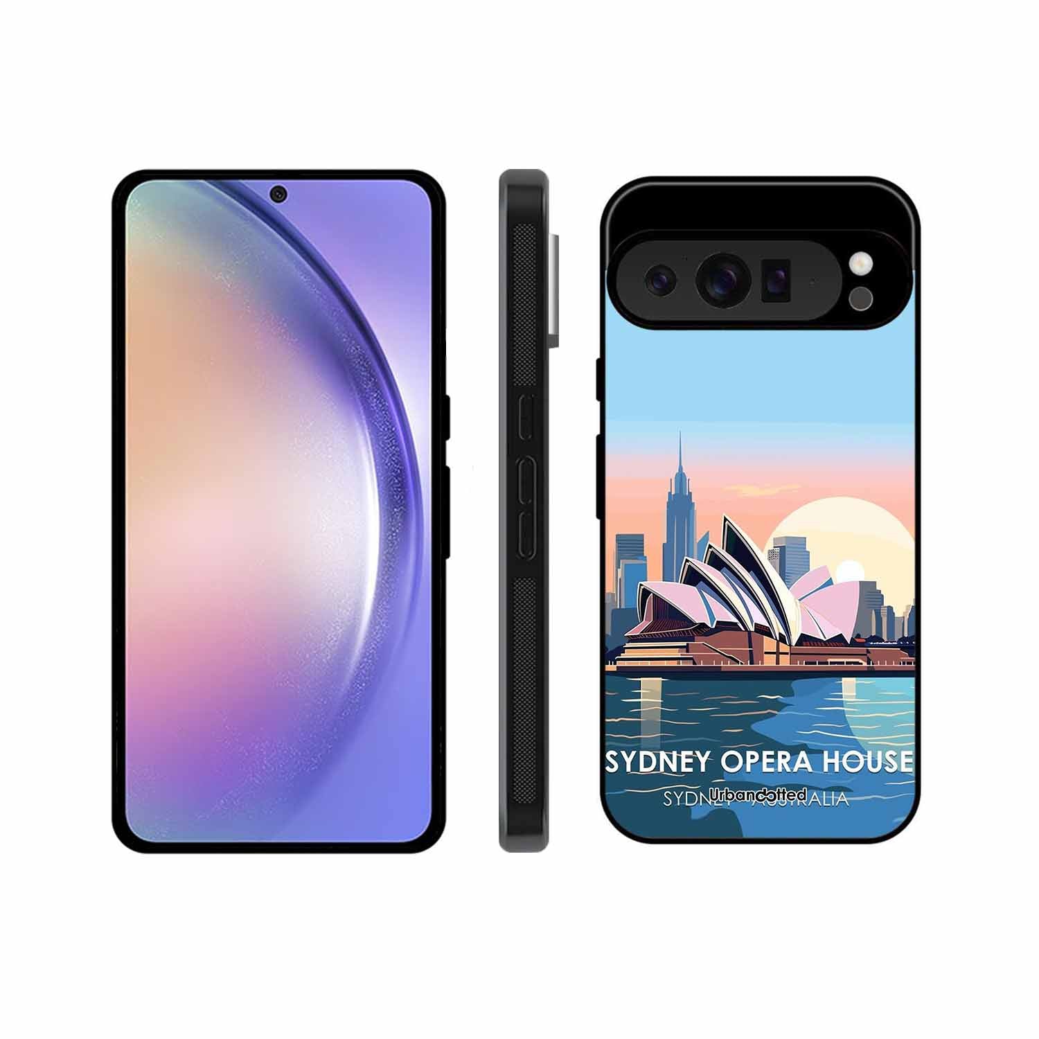 Sydney Opera House Sunrise Glass Case For Google Pixel 9 Pro