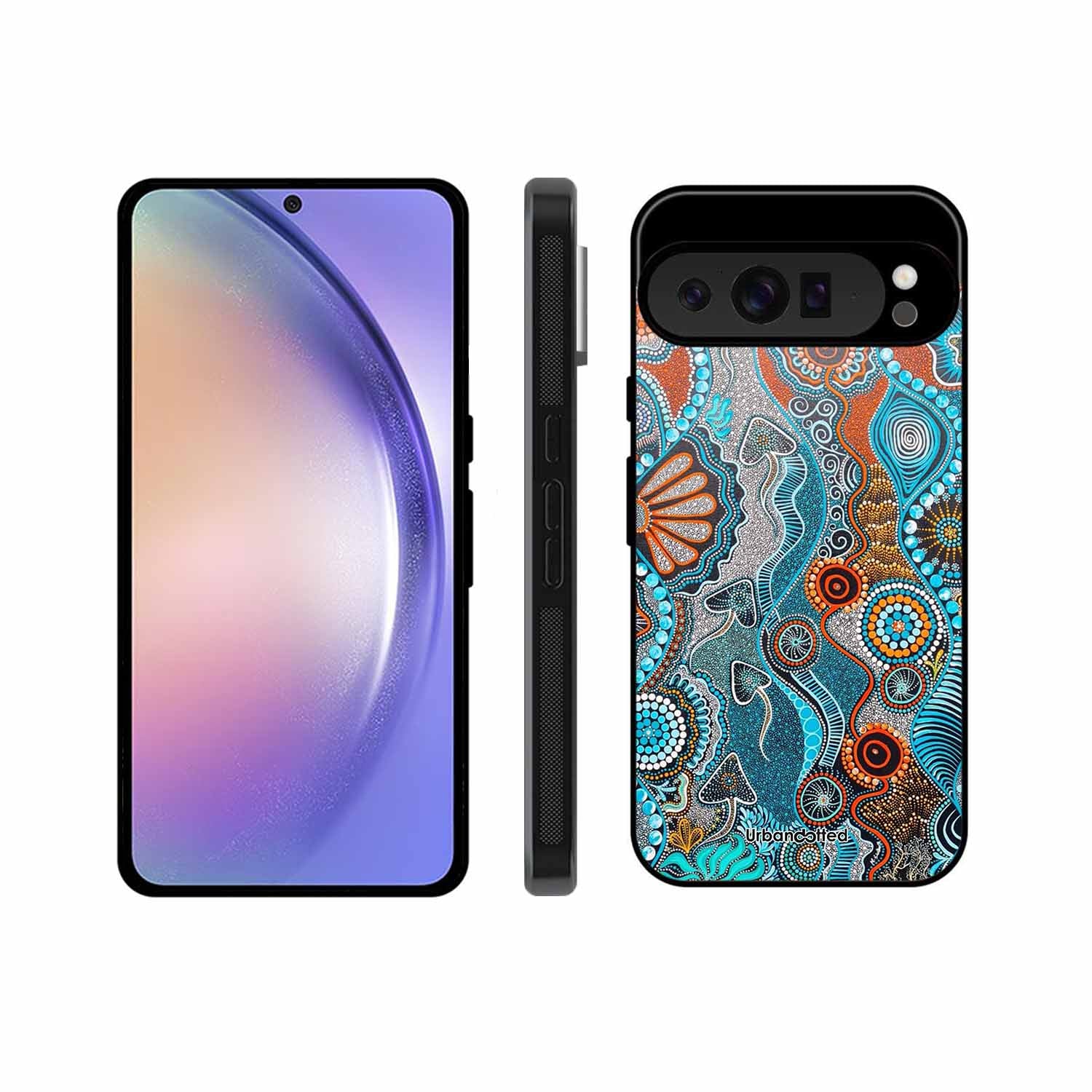 Aboriginal Art Story Glass Case For Google Pixel 9 Pro