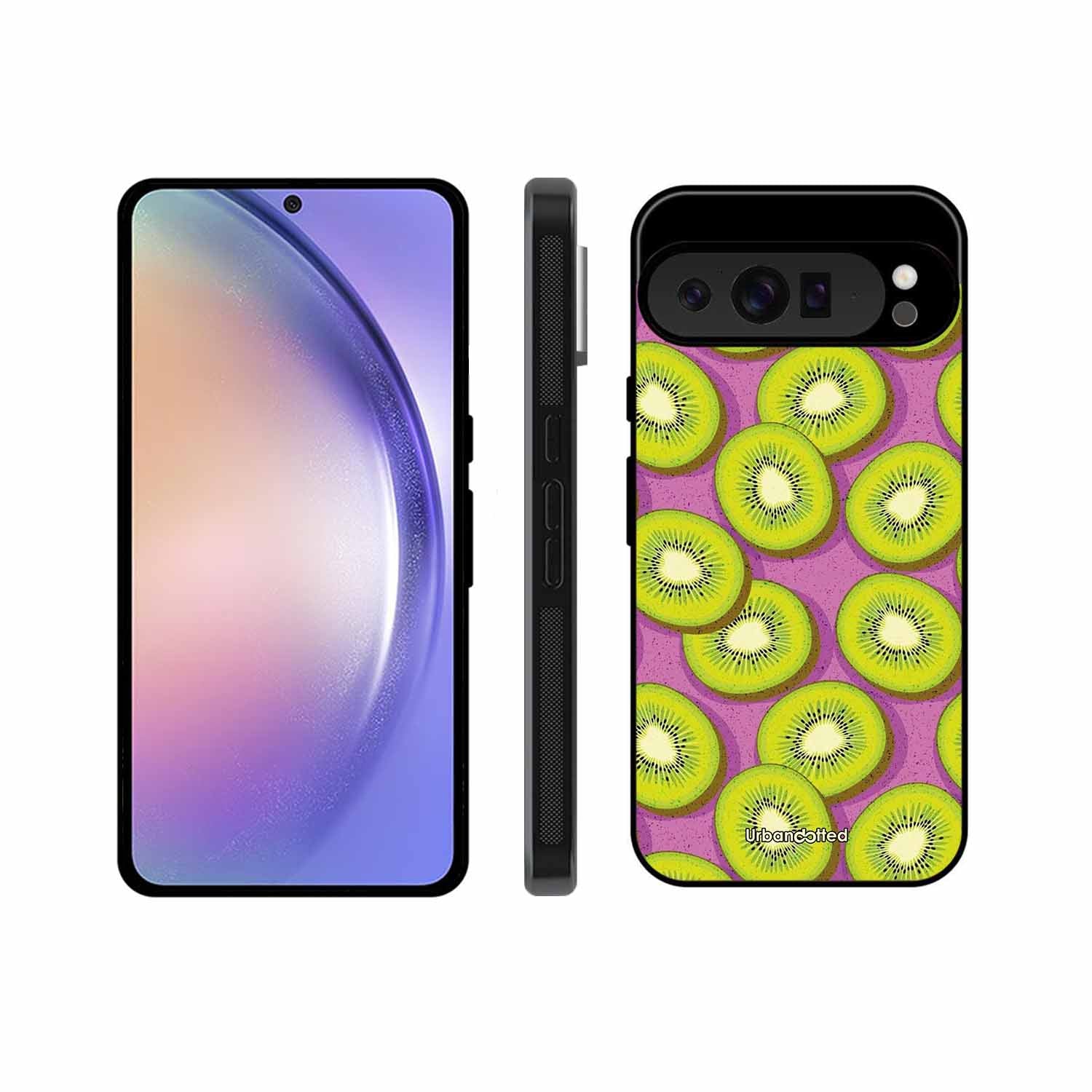 Refreshing Kiwi Glass Case For Google Pixel 9 Pro
