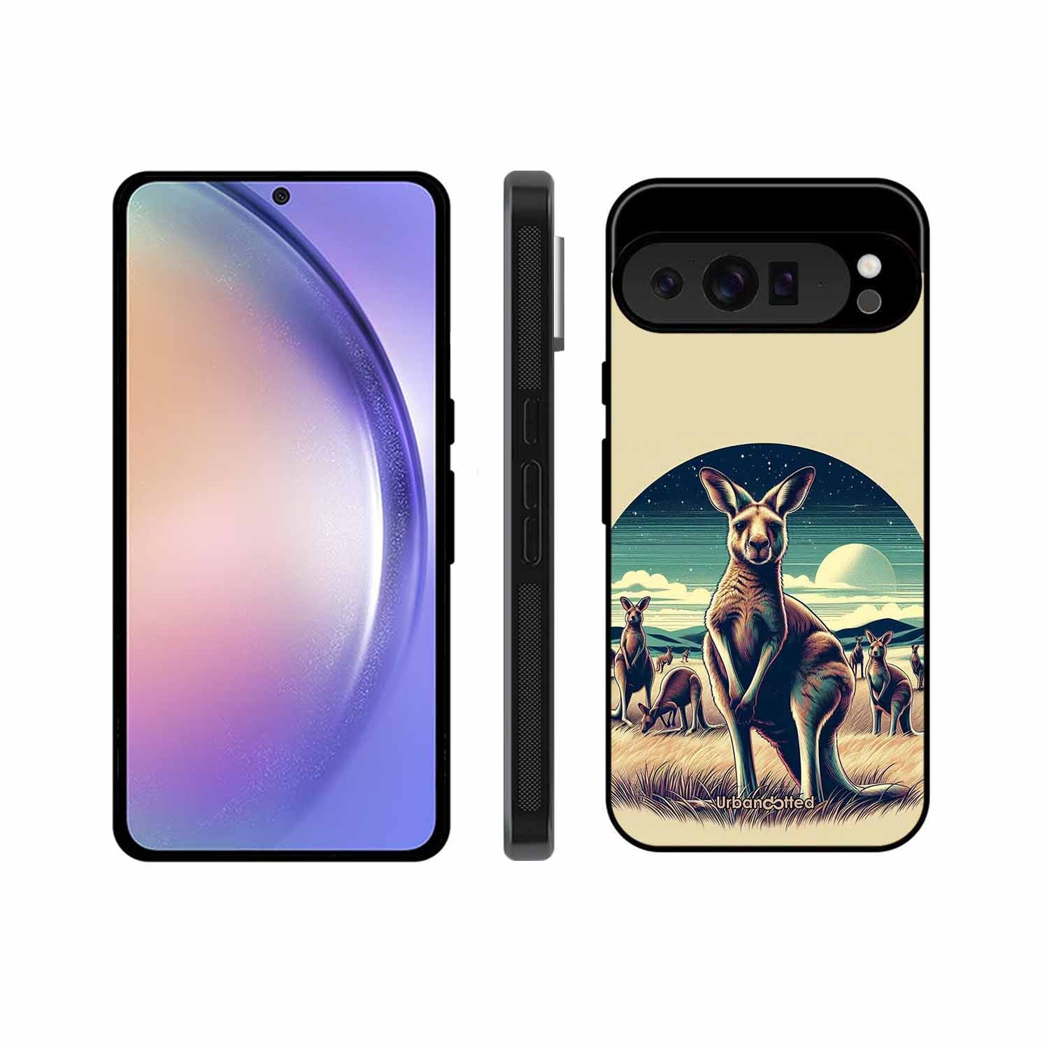 Kangaroo Mob Moonlight Glass Case For Google Pixel 9 Pro