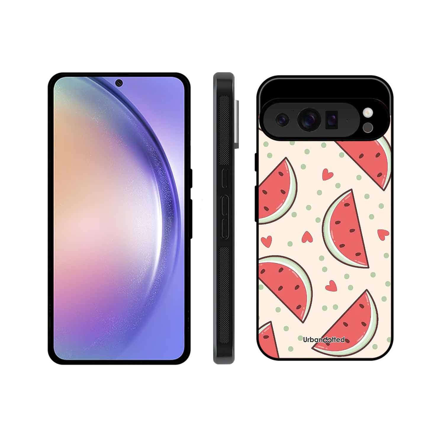 Watermelon Slice Fun Glass Case For Google Pixel 9 Pro