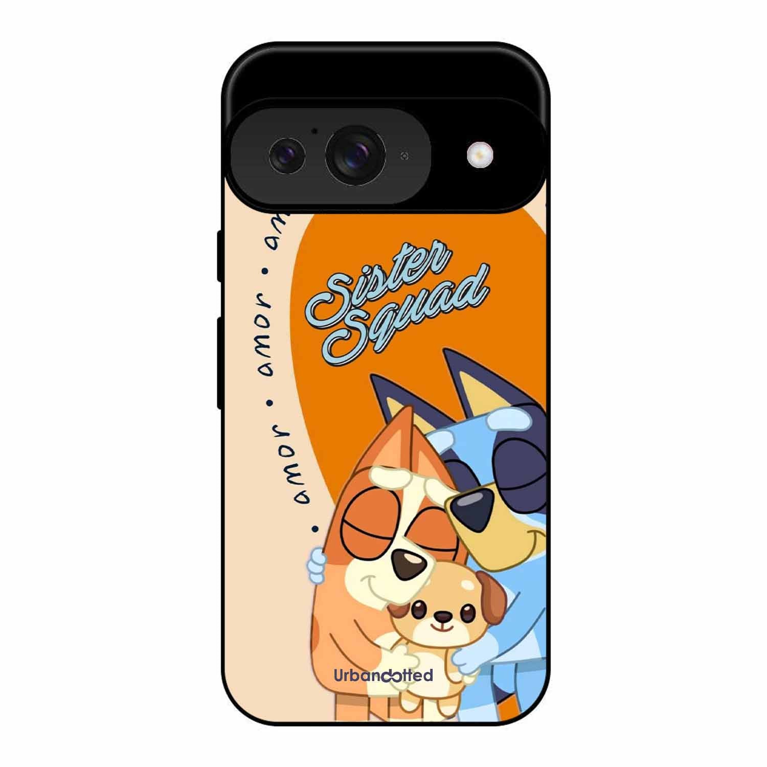 Aussie Cartoon Sisters Glass Case For Google Pixel 9