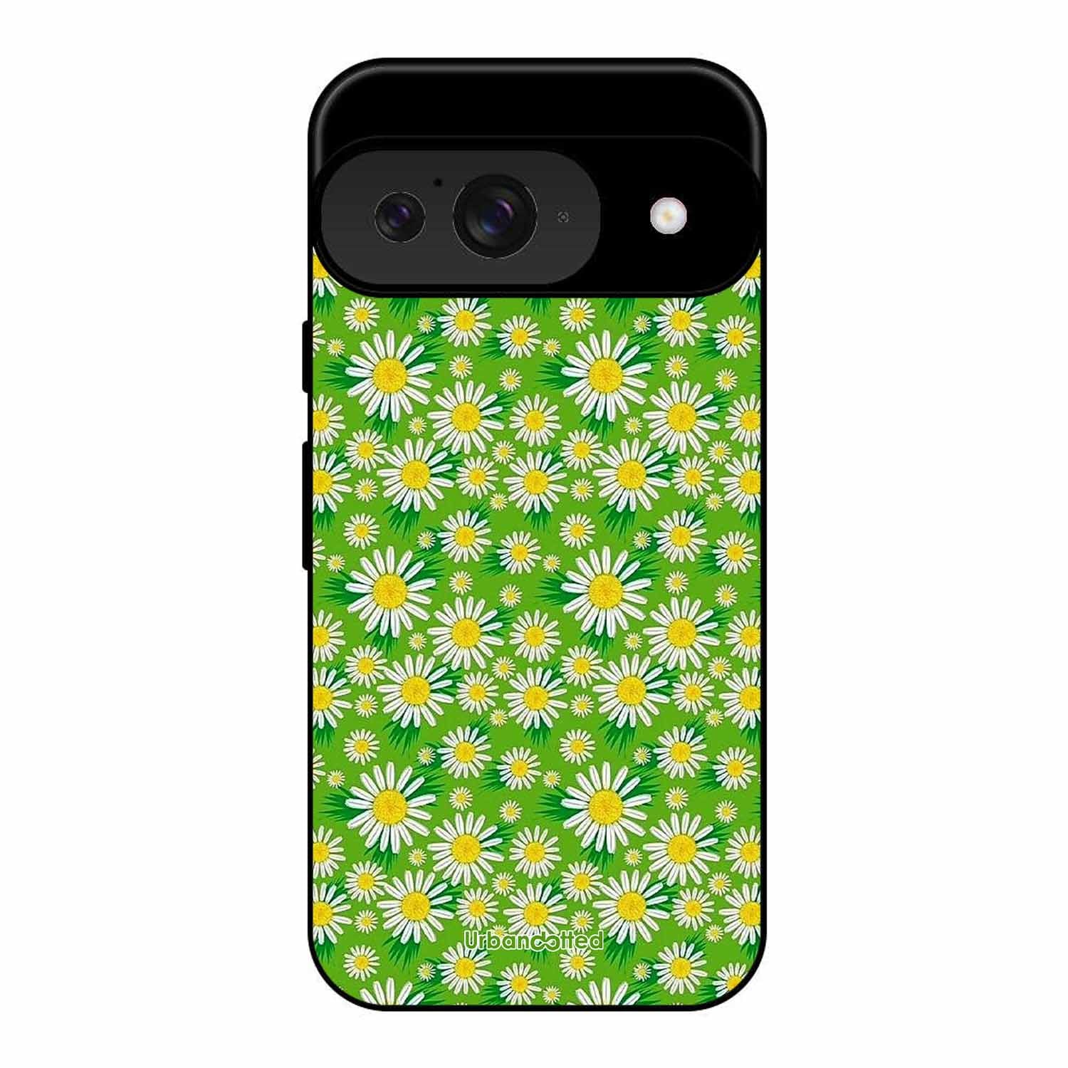 Cheerful Daisy Glass Case For Google Pixel 9