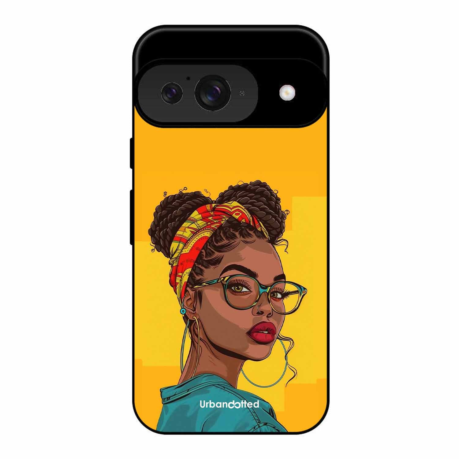 Headscarf Beauty Glass Case For Google Pixel 9