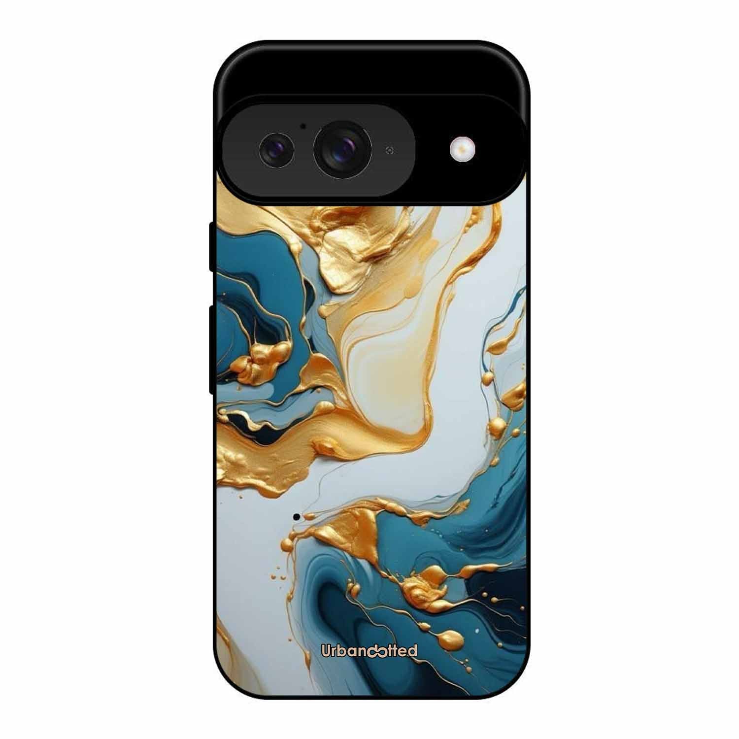 Luxurious Marble Effect Glass Case For Google Pixel 9