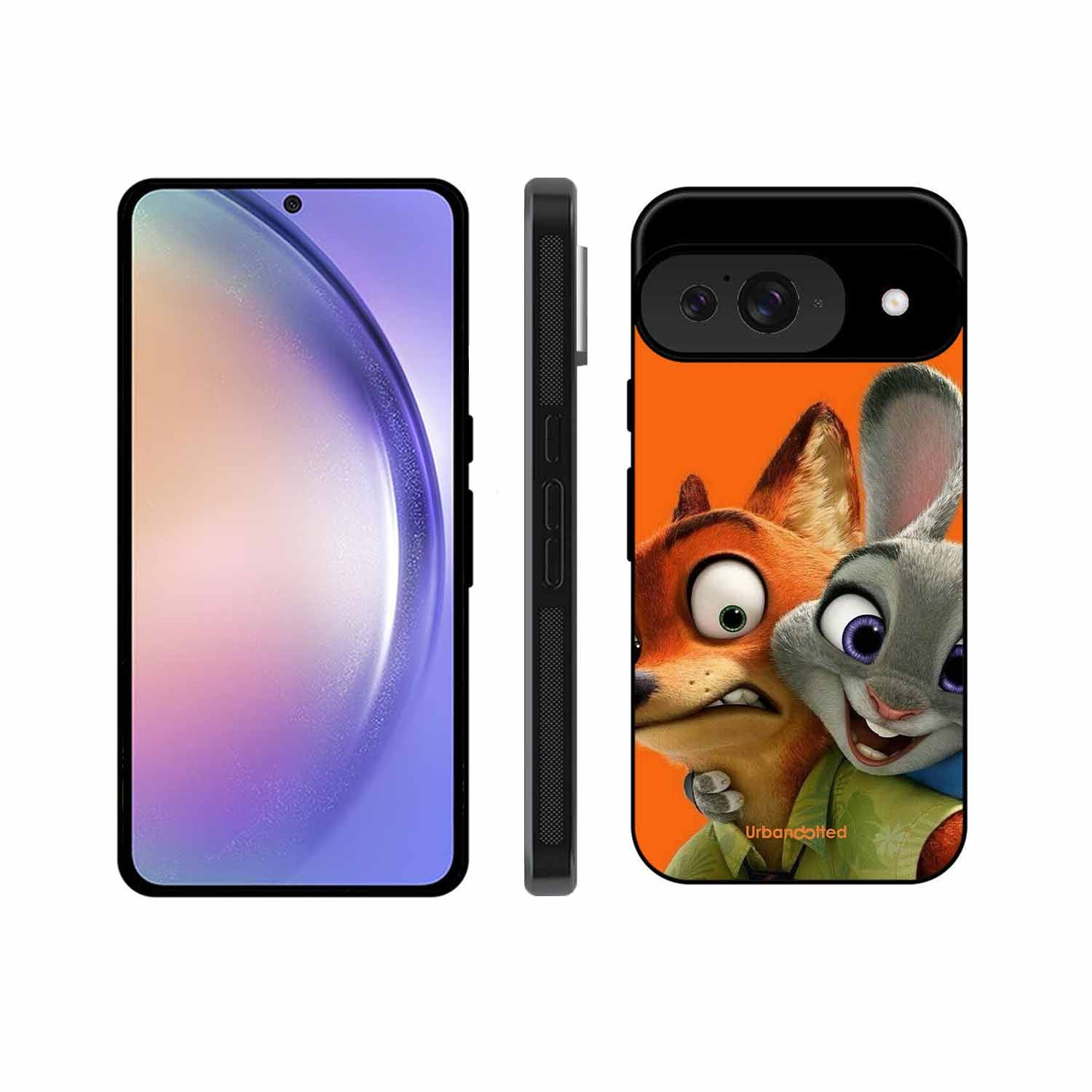 Zootopia Friends Glass Case For Google Pixel 9