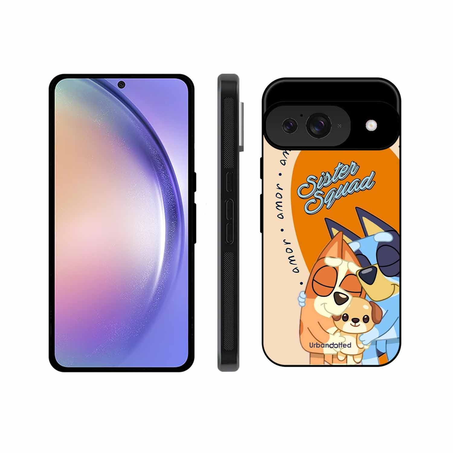 Aussie Cartoon Sisters Glass Case For Google Pixel 9