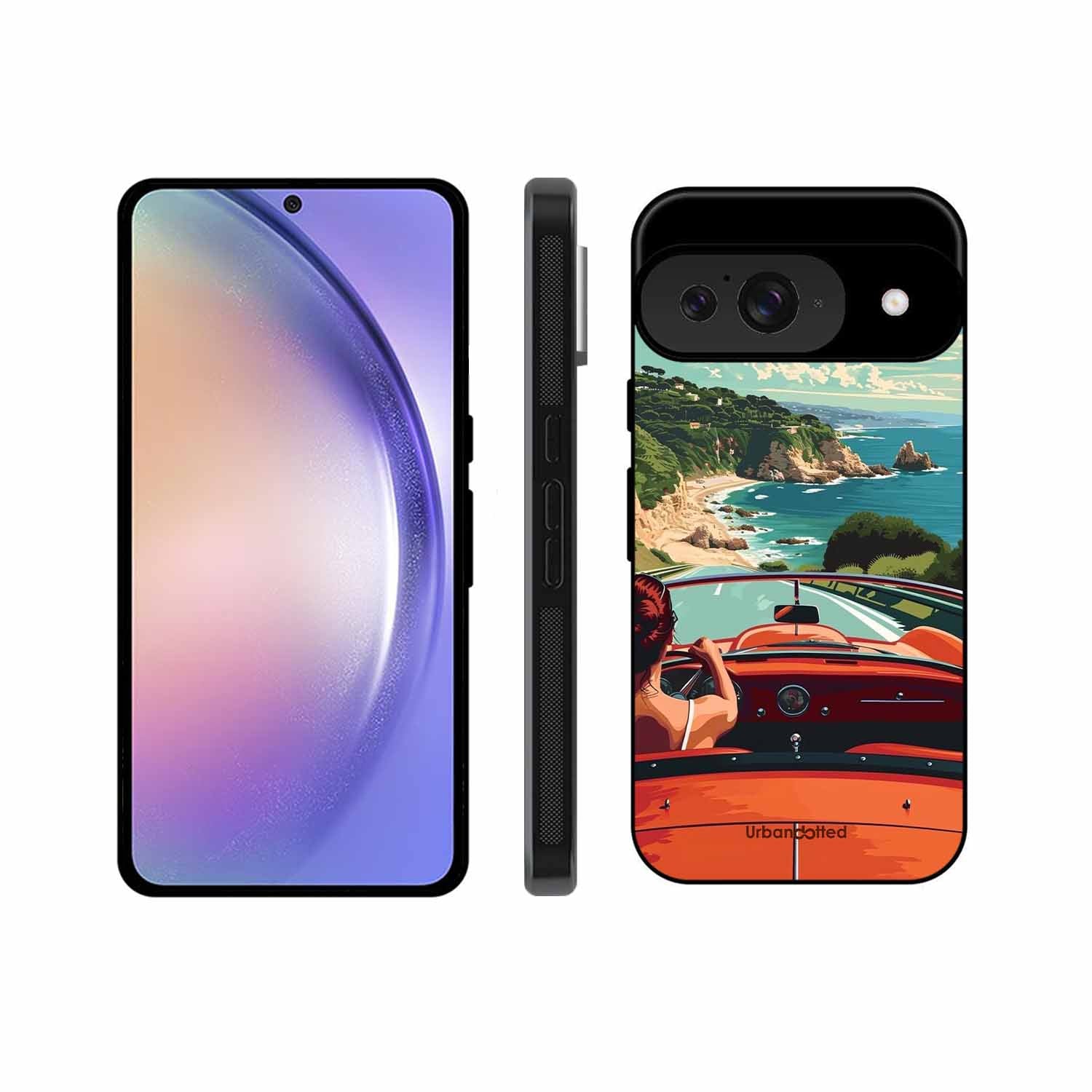 Ocean Breeze Road Trip Glass Case For Google Pixel 9