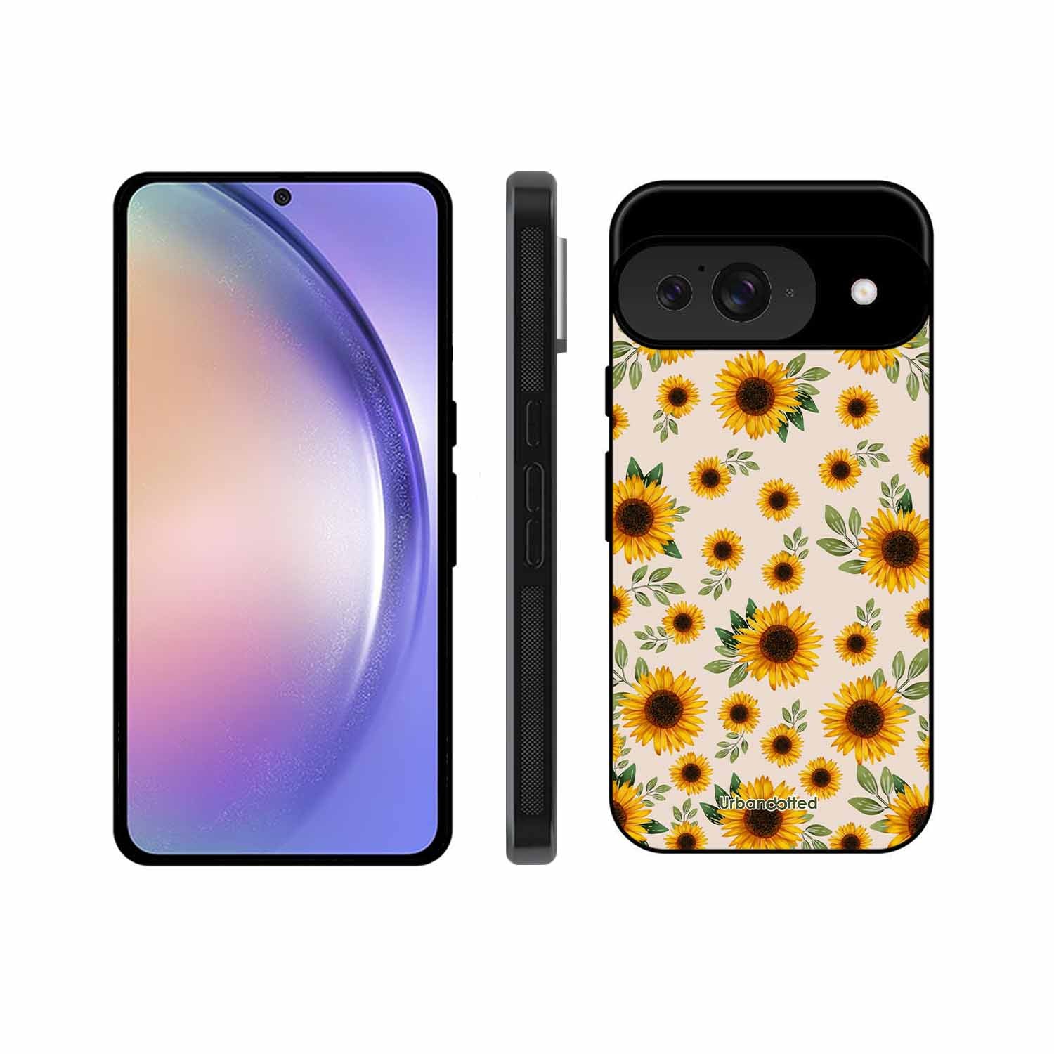 Summer Sunflowers Glass Case For Google Pixel 9