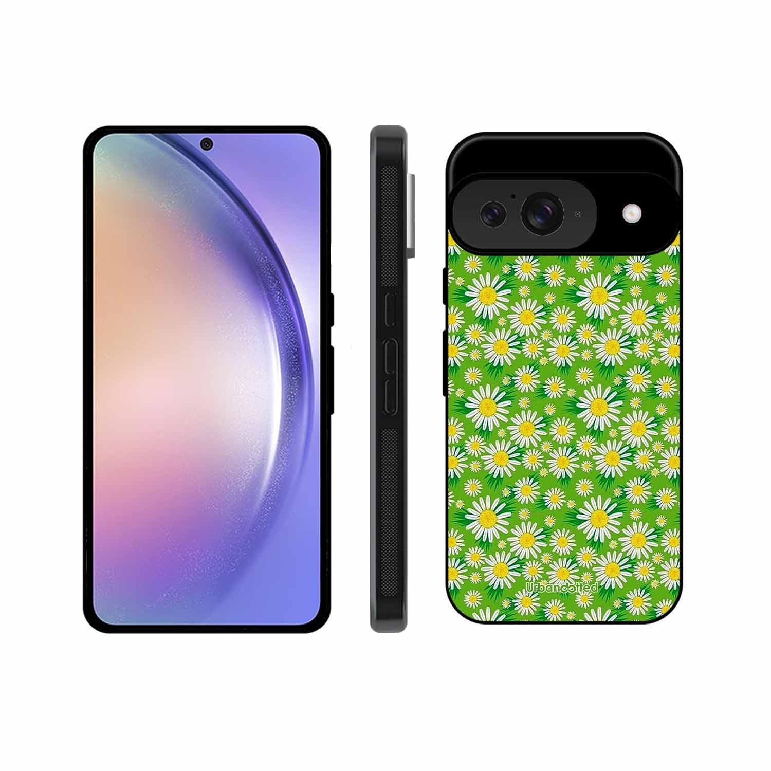 Cheerful Daisy Glass Case For Google Pixel 9