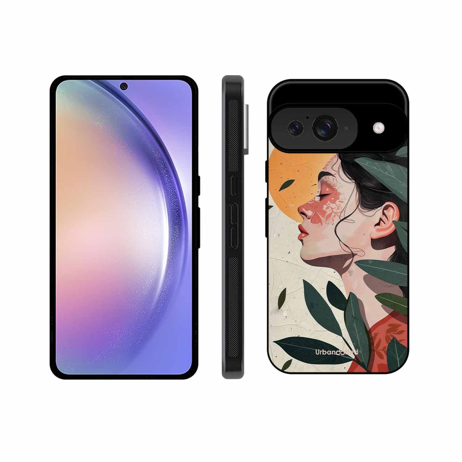 Nature's Embrace Glass Case For Google Pixel 9