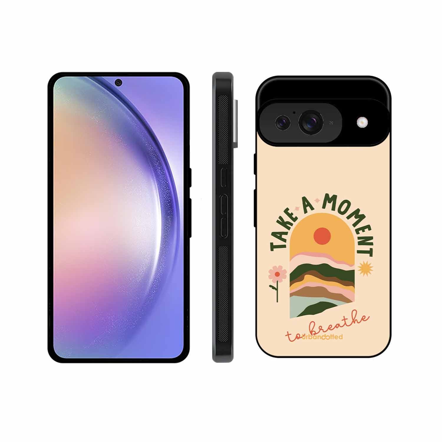 Take A Moment Breathe Glass Case For Google Pixel 9