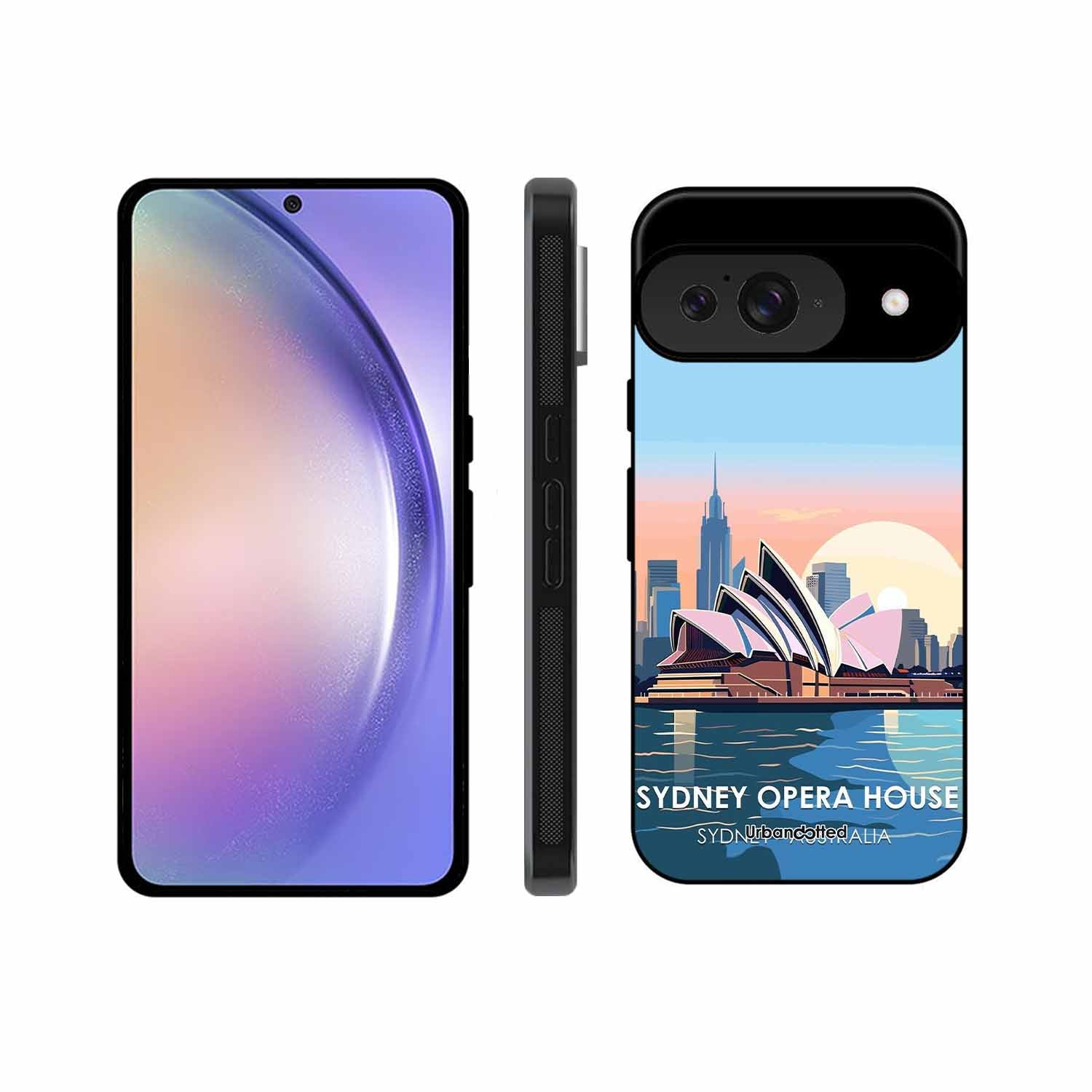 Sydney Opera House Sunrise Glass Case For Google Pixel 9