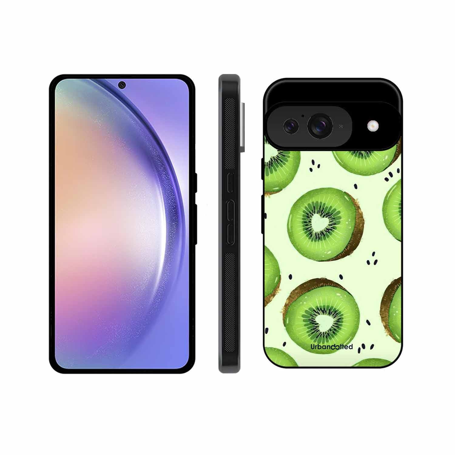 Tropical Kiwi Fruit Glass Case For Google Pixel 9