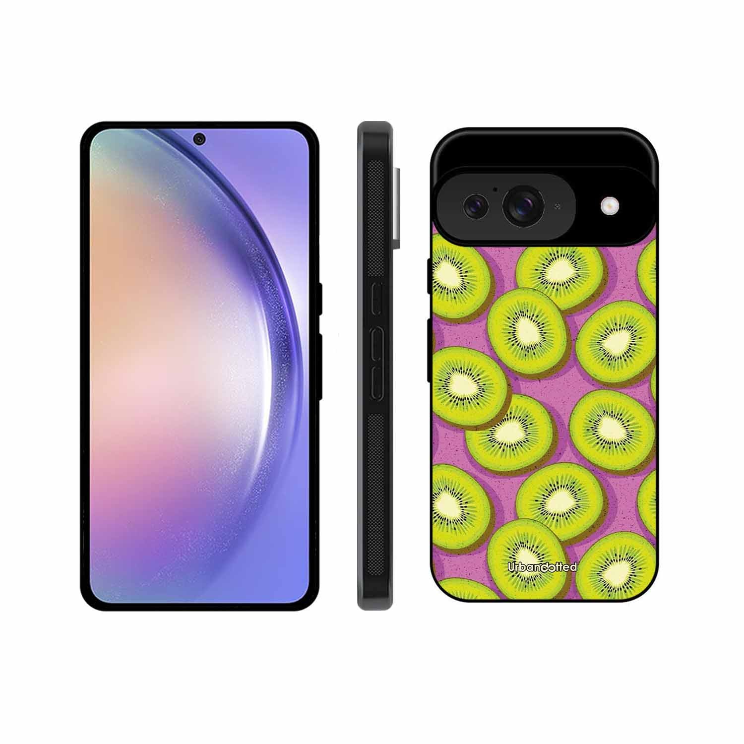 Refreshing Kiwi Glass Case For Google Pixel 9
