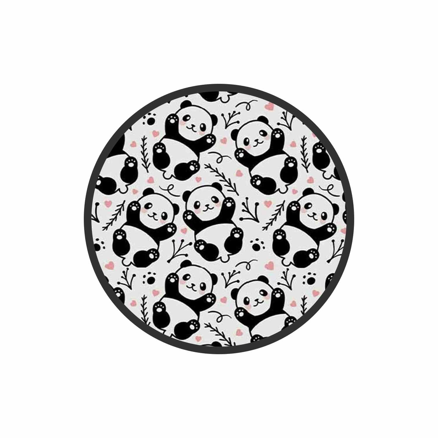 Sweet Panda Pattern Phone Grips Holder