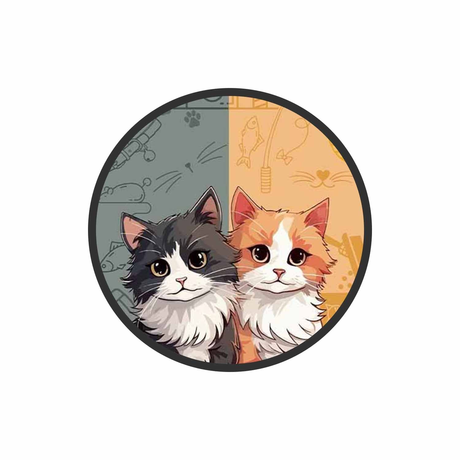 Two Kitties Phone Grips Holder