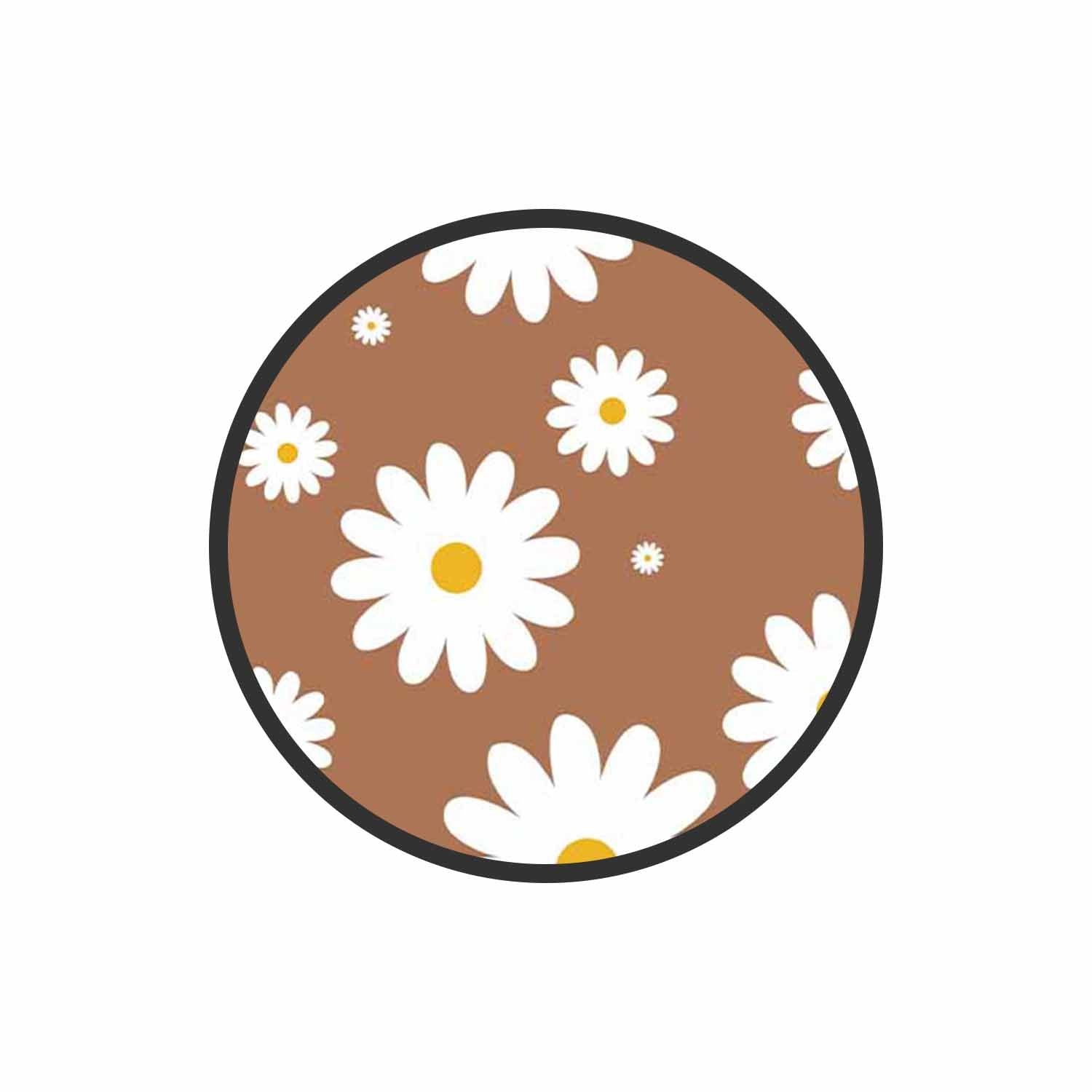 Retro Daisy Pattern Phone Grips Holder