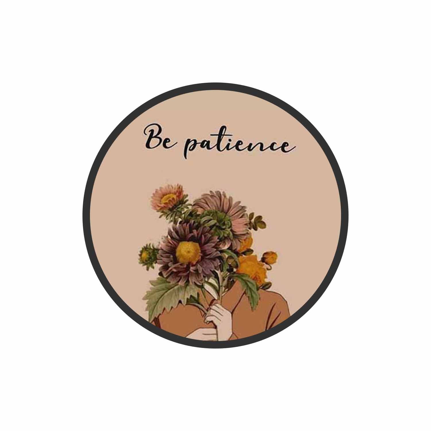 Patience in Bloom Phone Grips Holder