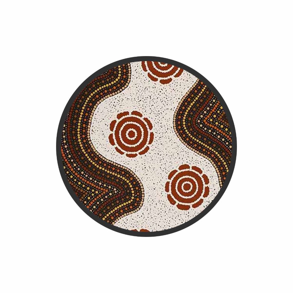 Aboriginal River Flow Phone Grips Holder