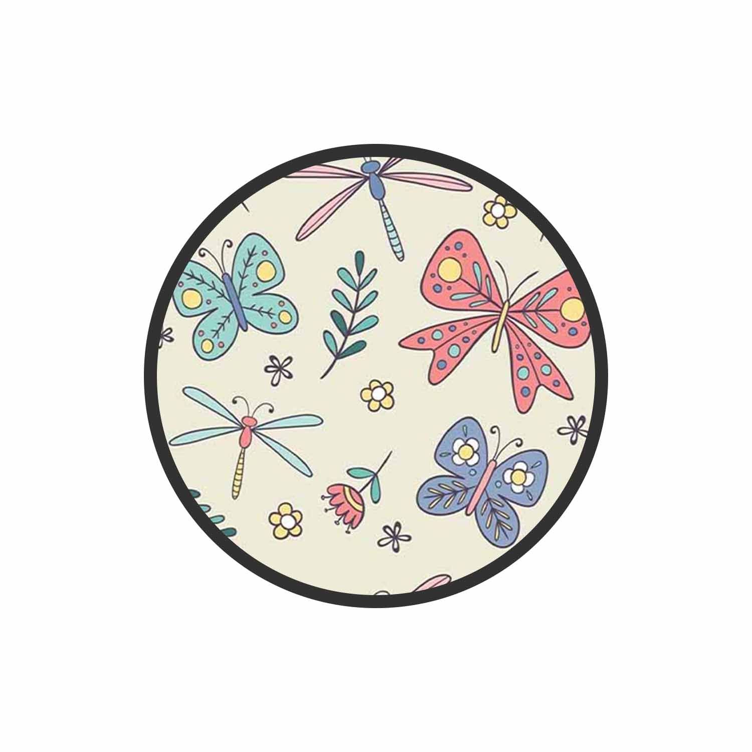 Pastel Bugs and Flowers Phone Grips Holder