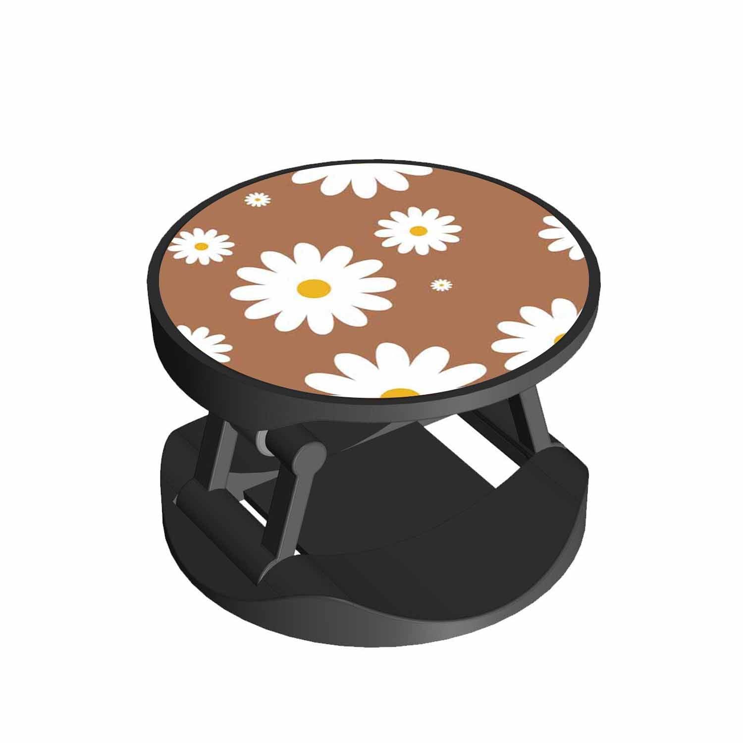 Retro Daisy Pattern Phone Grips Holder