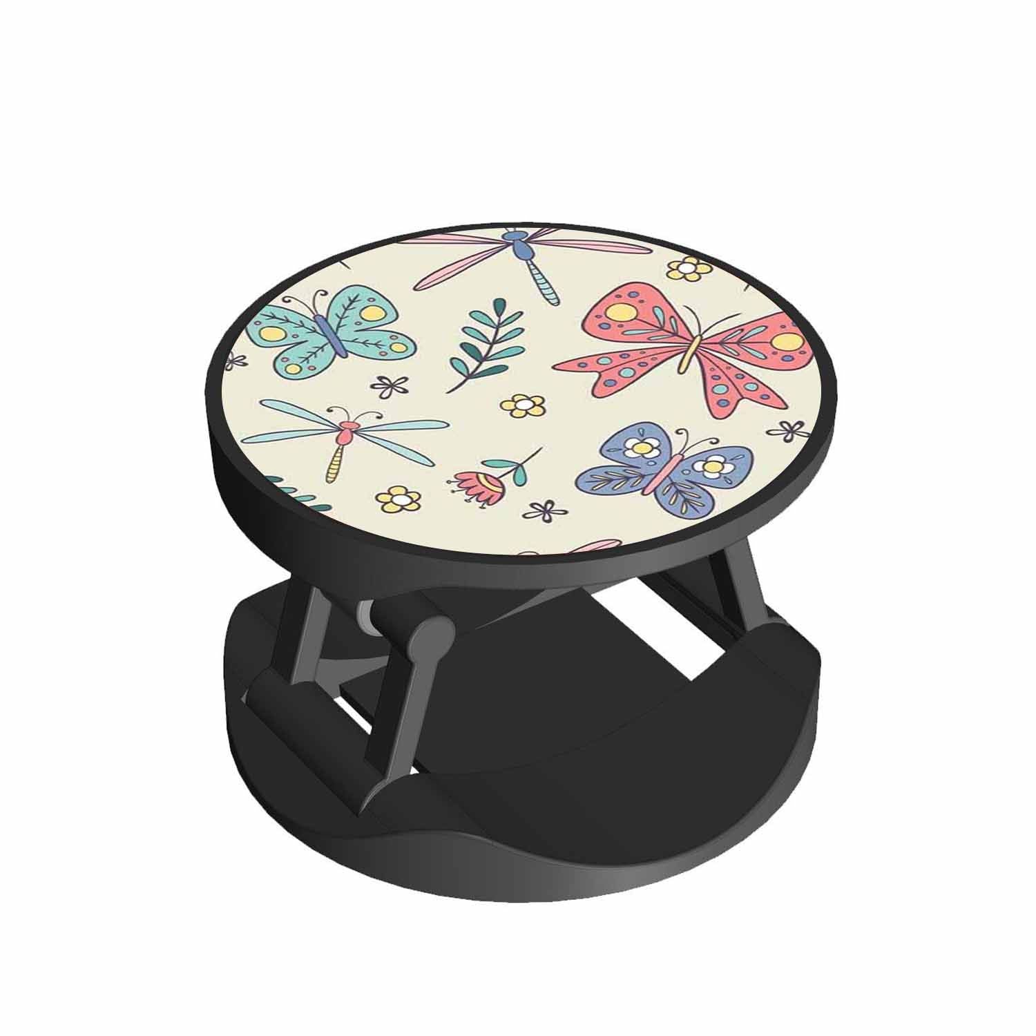 Pastel Bugs and Flowers Phone Grips Holder