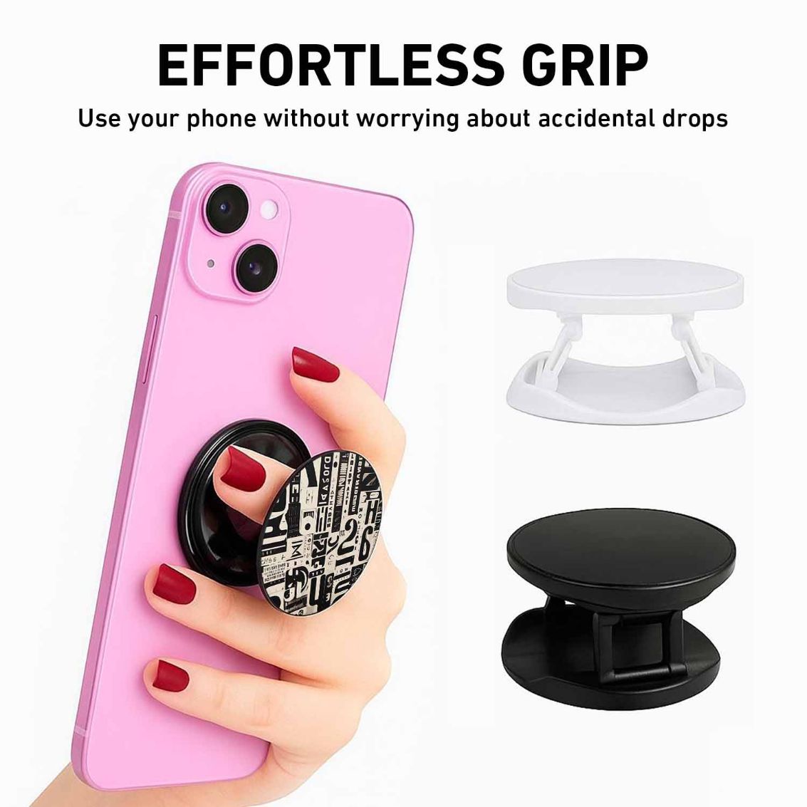 The Cutout Letters Phone Grips Holder