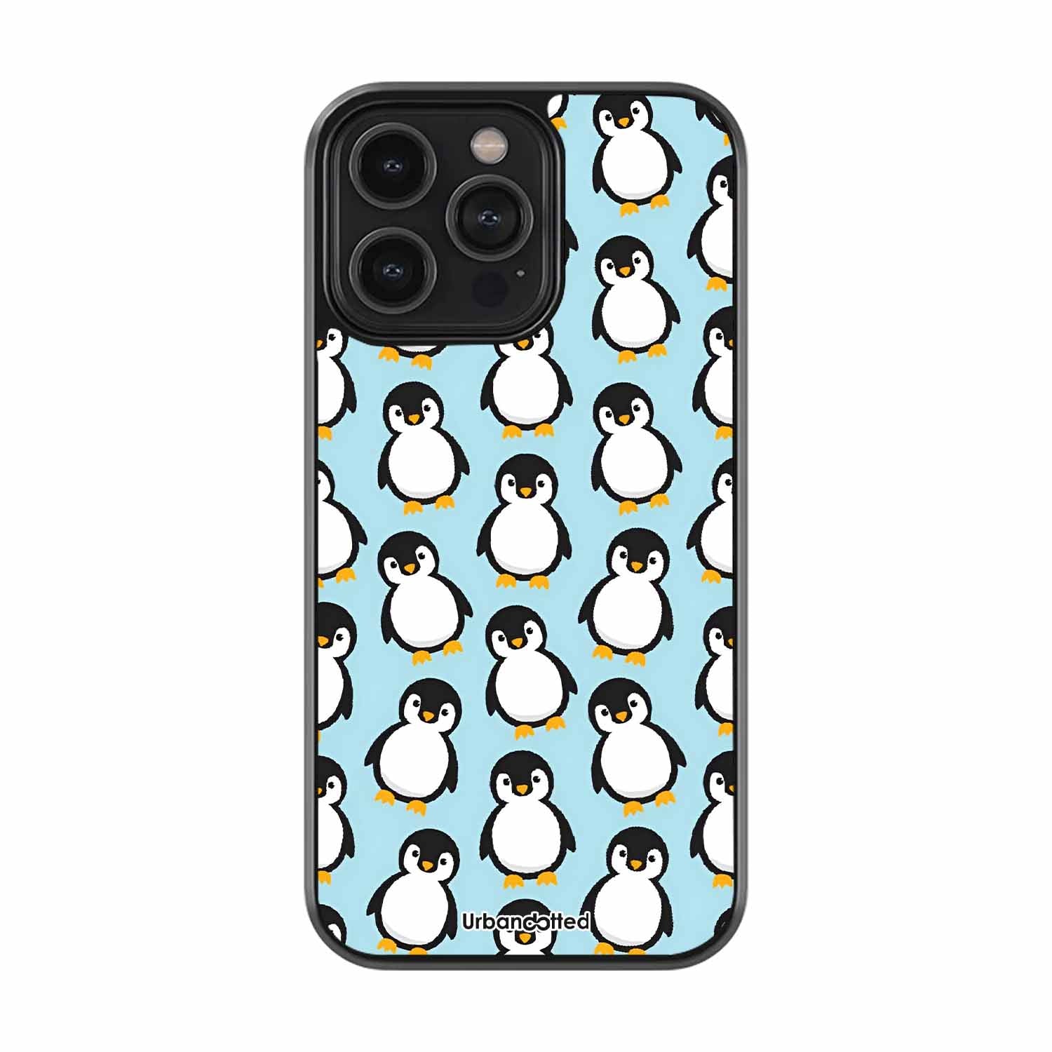 Waddle of Penguins Pet Glass Case