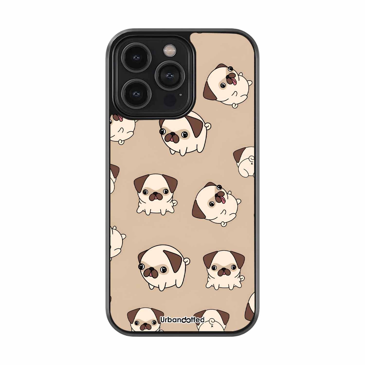 Pug Paradise Pet Glass Case