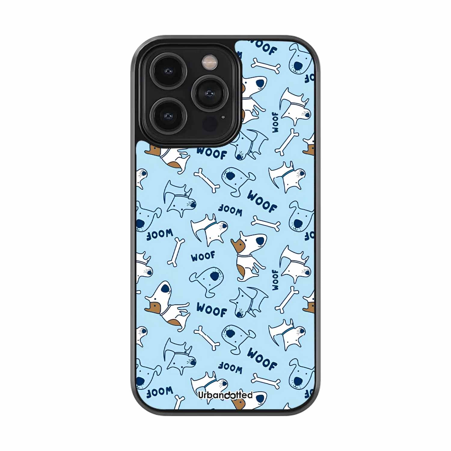 Energetic Aussie Dogs Pet Glass Case
