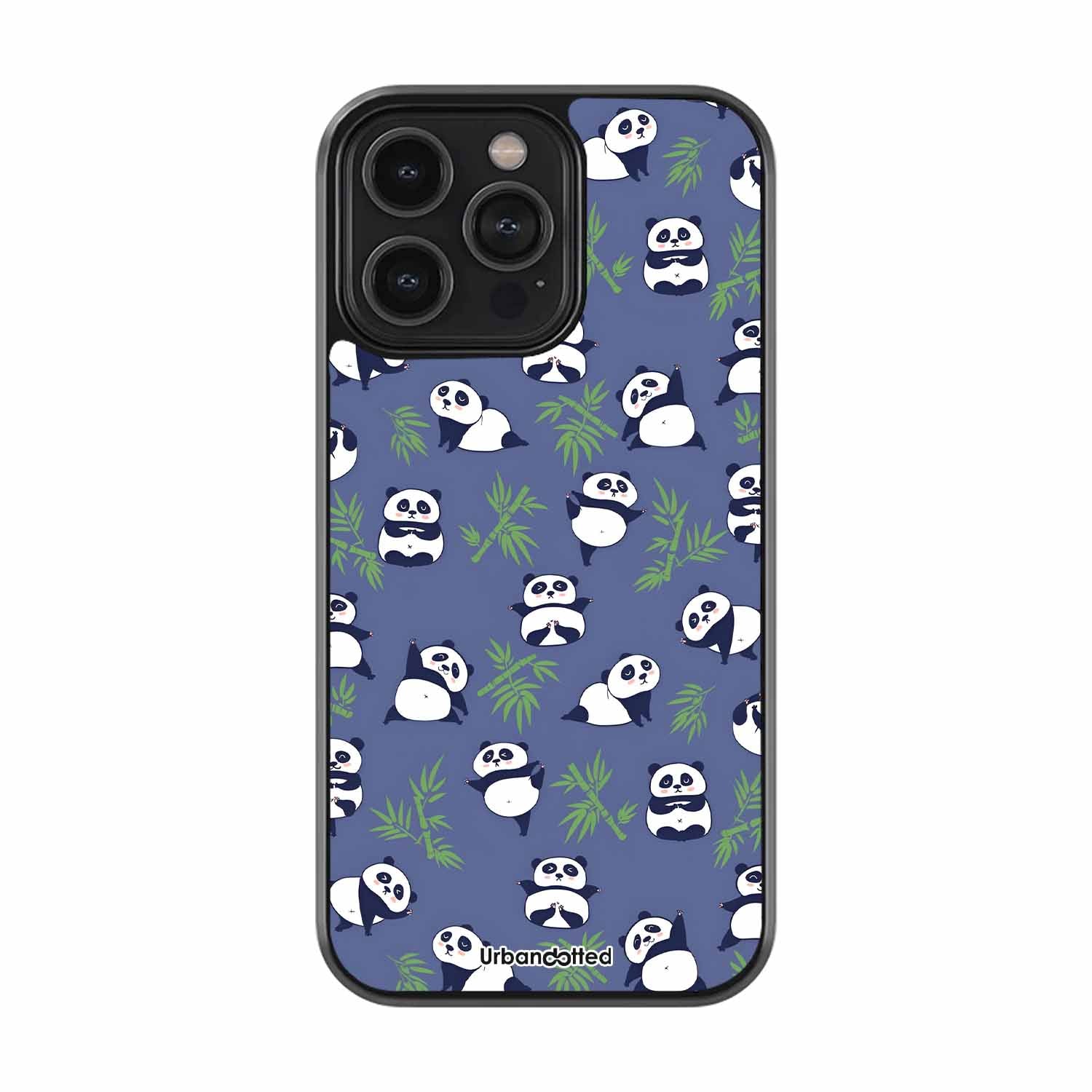 Playful Panda Forest Pet Glass Case