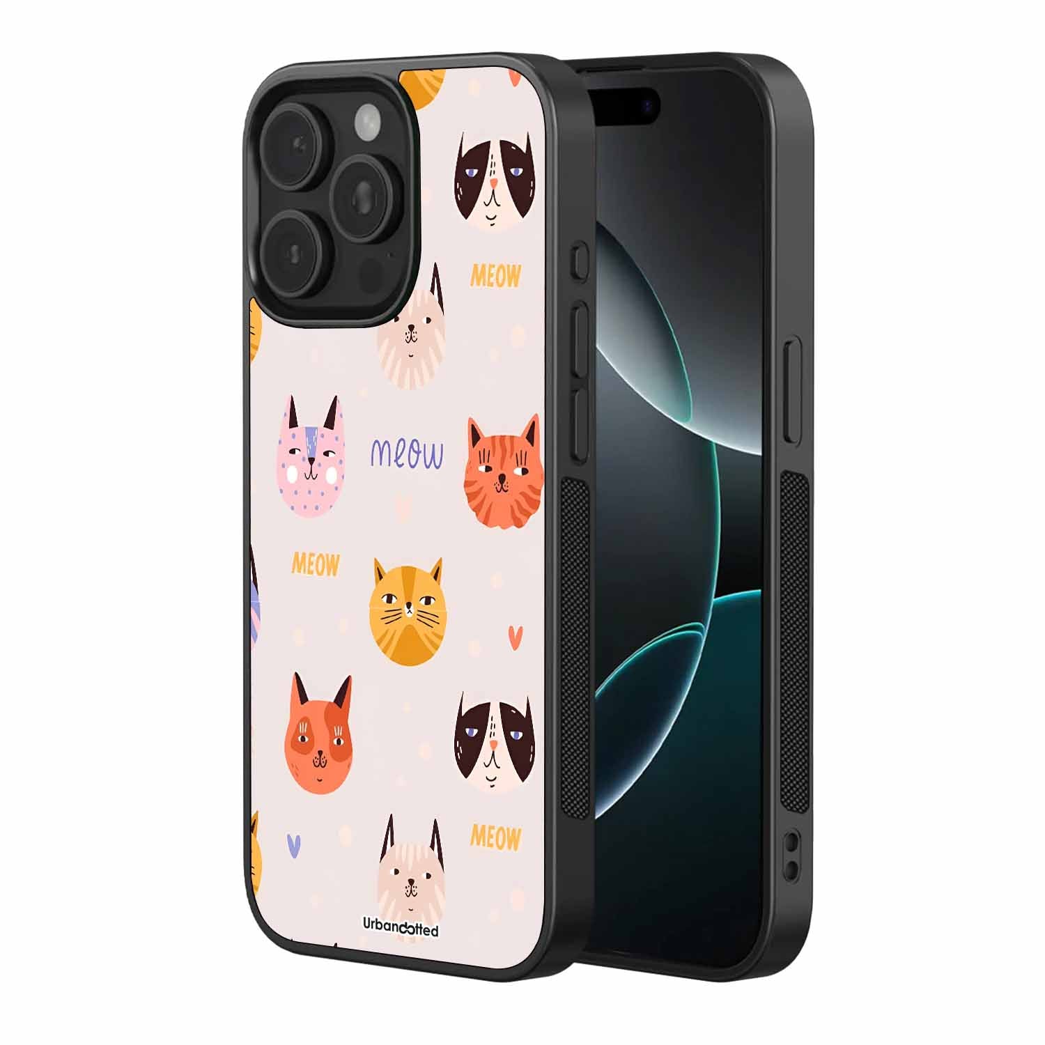 Meow Mania Pet Glass Case