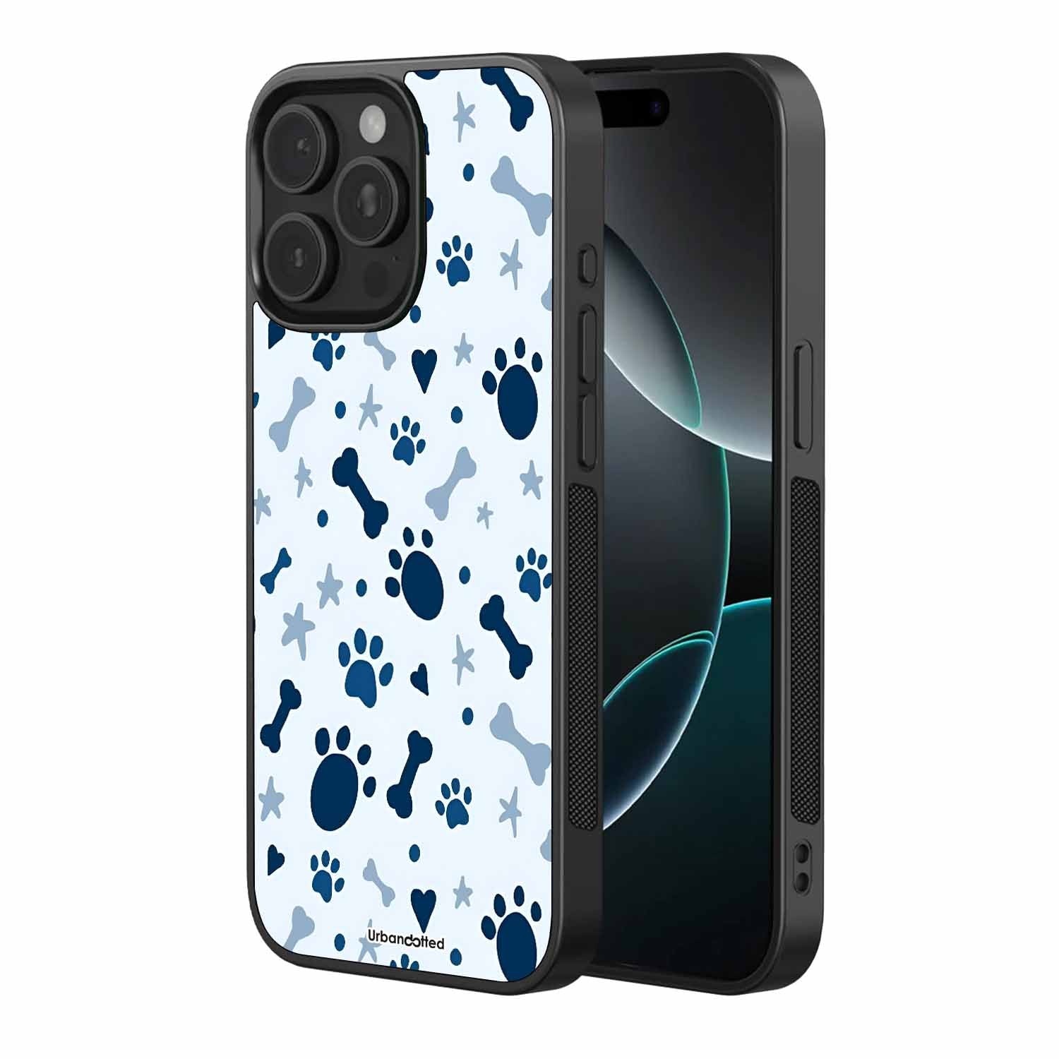 Happy Paws and Bones Pet Glass Case