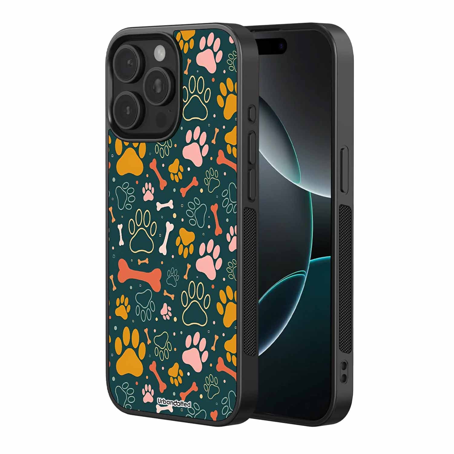 Happy Pet Tracks Glass Case