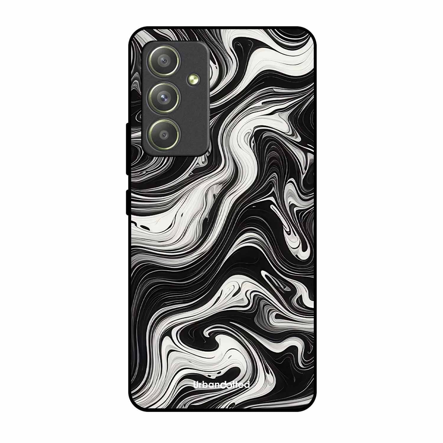 Monochrome Marble Glass Case For Samsung A54