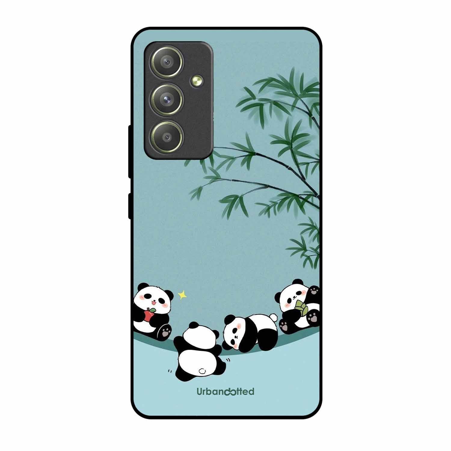Cute Resting Pandas Glass Case For Samsung A54