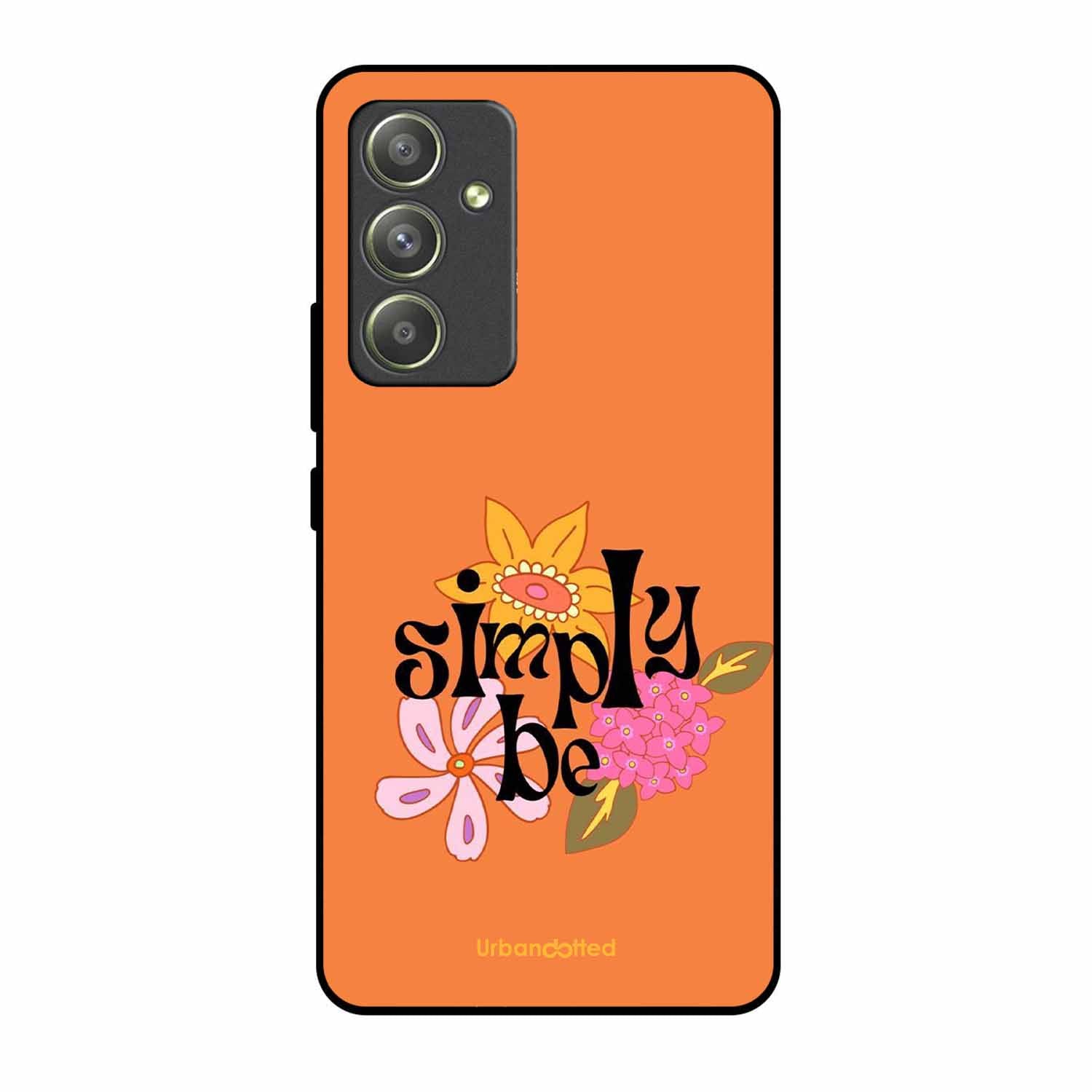 Simply Be Floral Glass Case For Samsung A54