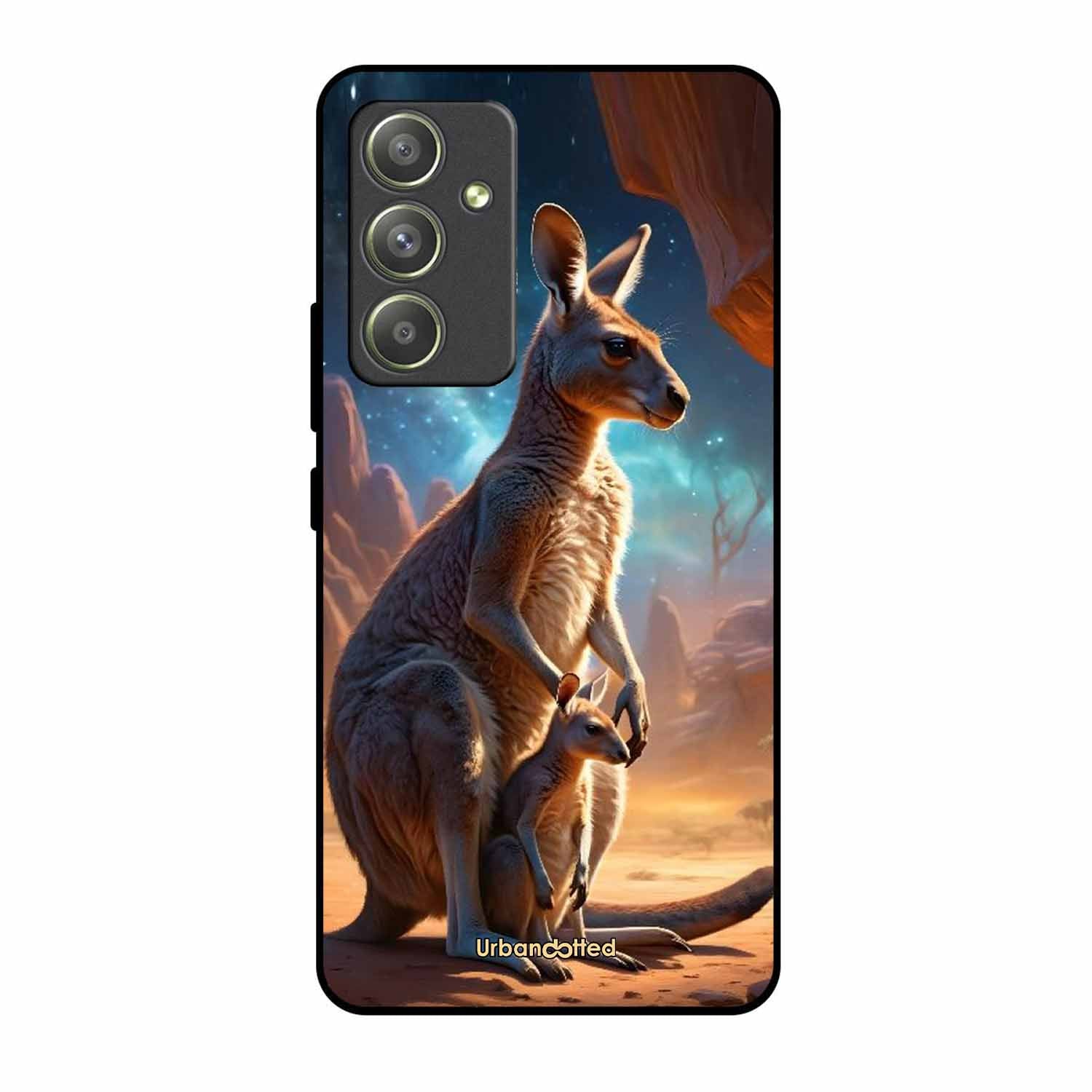 Kangaroo Mother Love Glass Case For Samsung A54