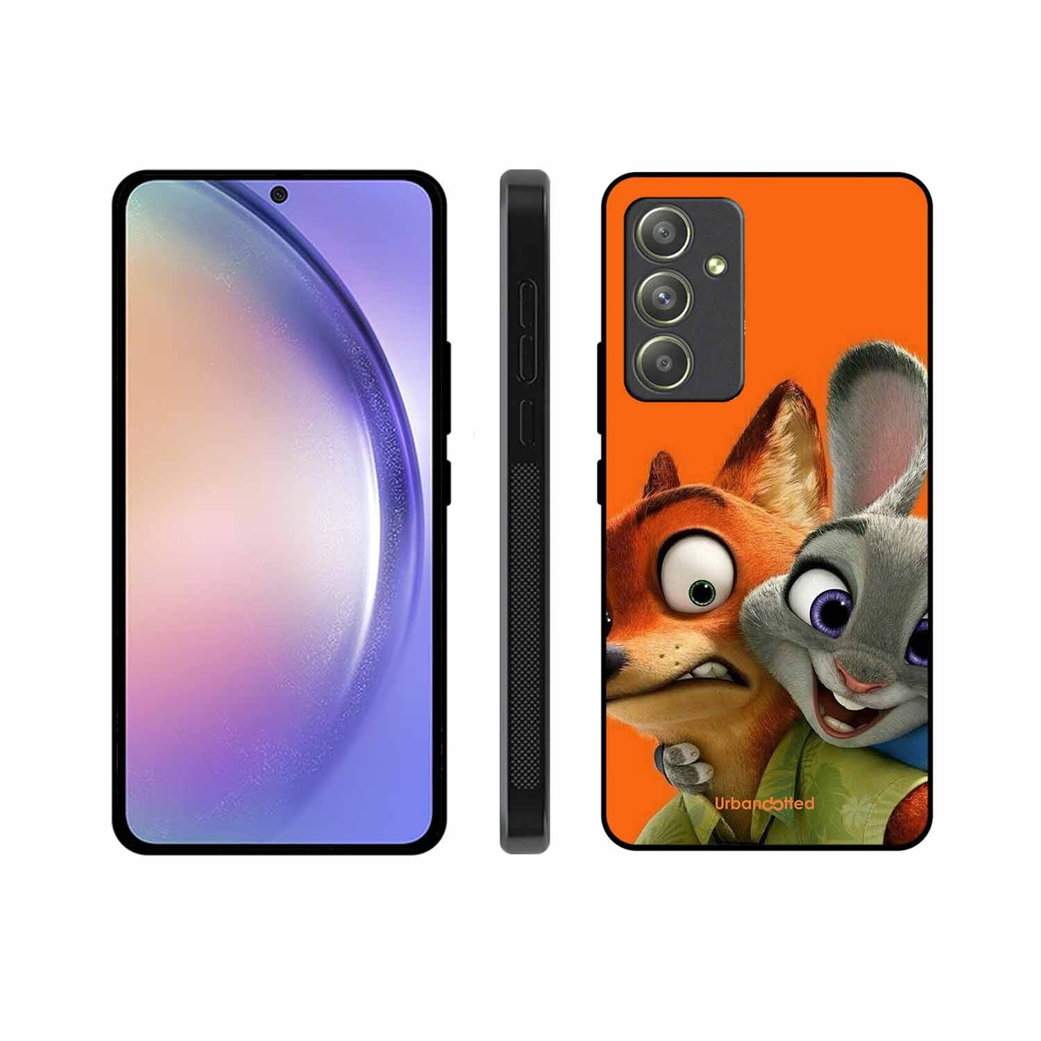 Zootopia Friends Glass Case For Samsung A54