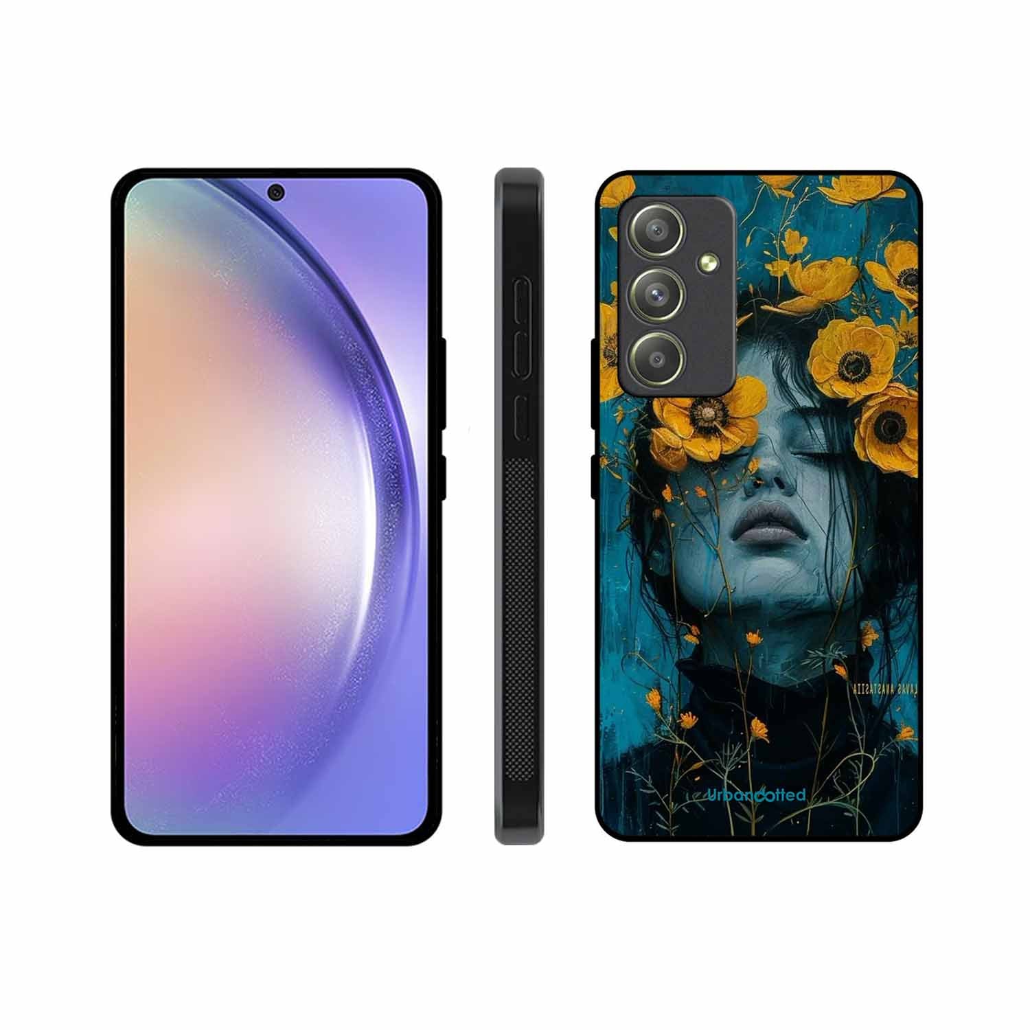 Wildflower Spirit Glass Case For Samsung A54