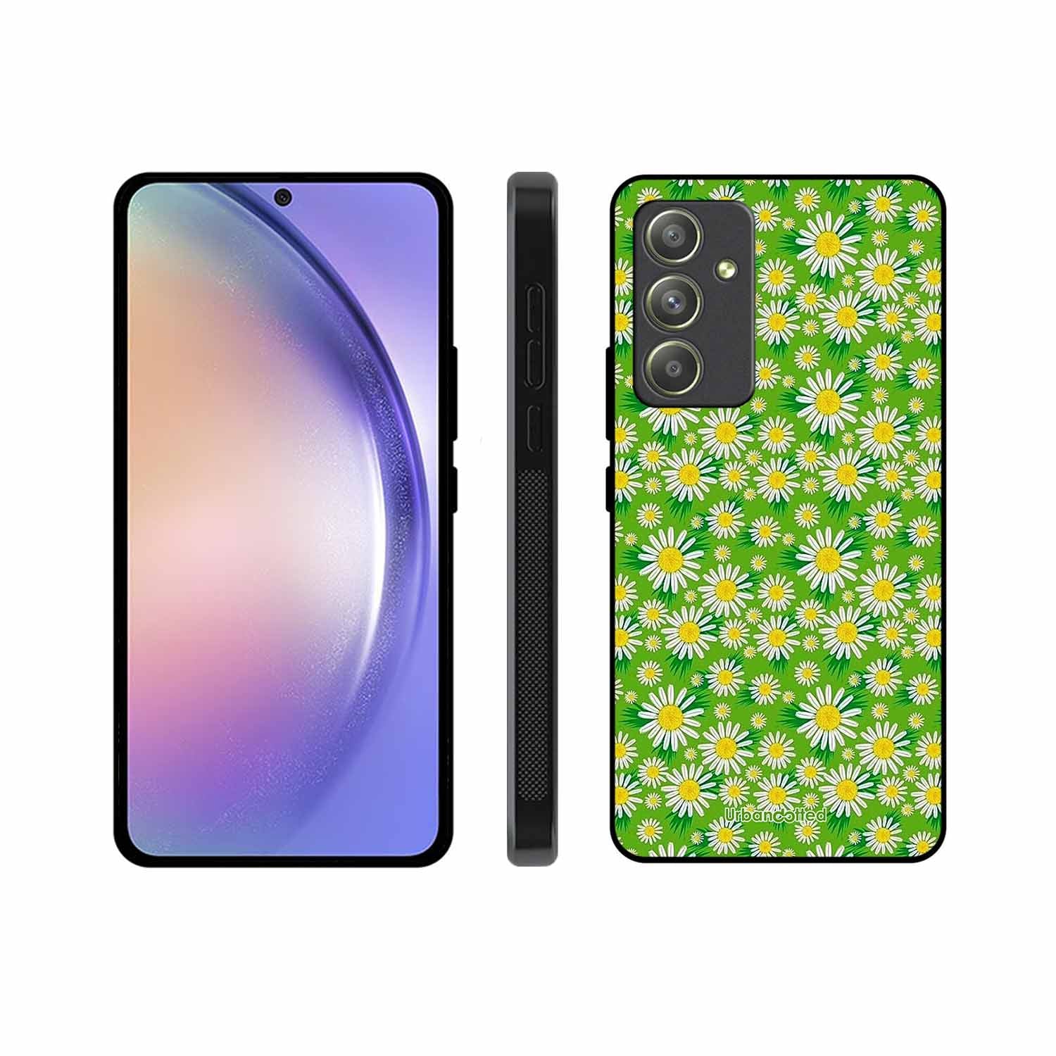 Cheerful Daisy Glass Case For Samsung A54
