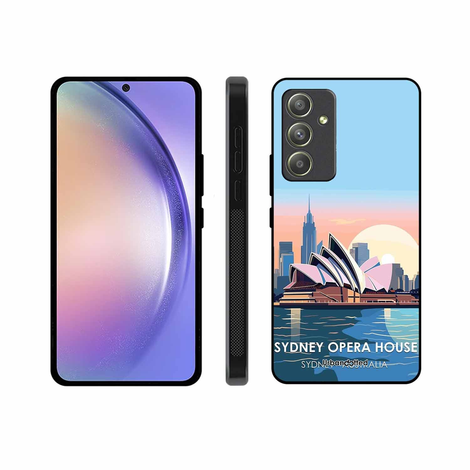 Sydney Opera House Sunrise Glass Case For Samsung A54