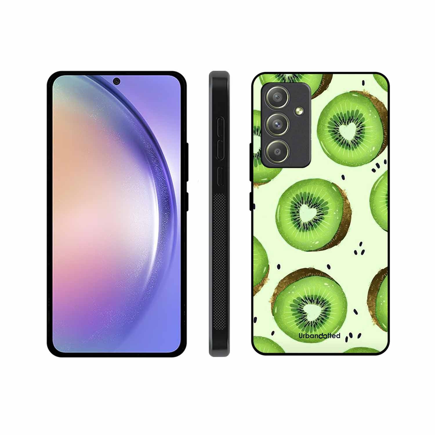 Tropical Kiwi Fruit Glass Case For Samsung A54